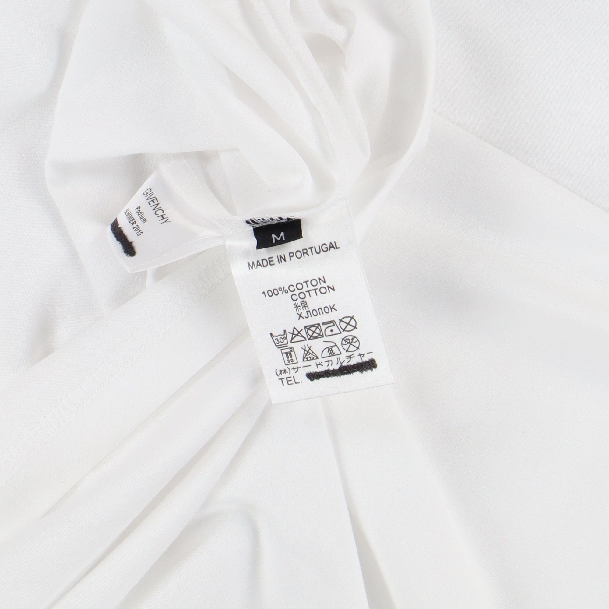 Givenchy White Banded Applique Oversized T-Shirt Size US M / EU 48-50 / 2 - 4 Thumbnail