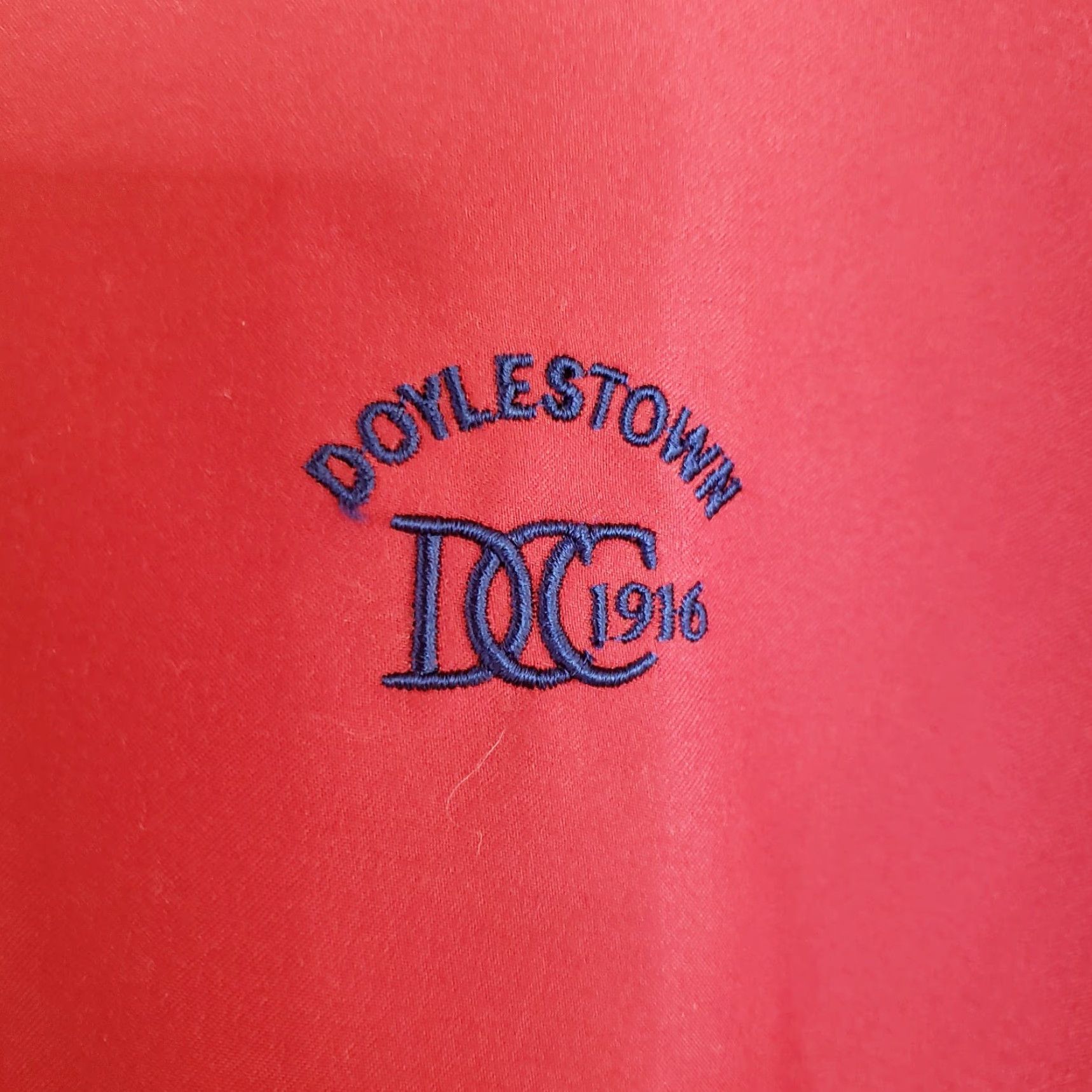 Rains Sunderland Of Scotland Men's L Jacket Windbreaker Golf Rain Pullover Red Nylon Vintage 90s Retro Logo Georgia Clr Mens Size US L / EU 52-54 / 3 - 6 Thumbnail