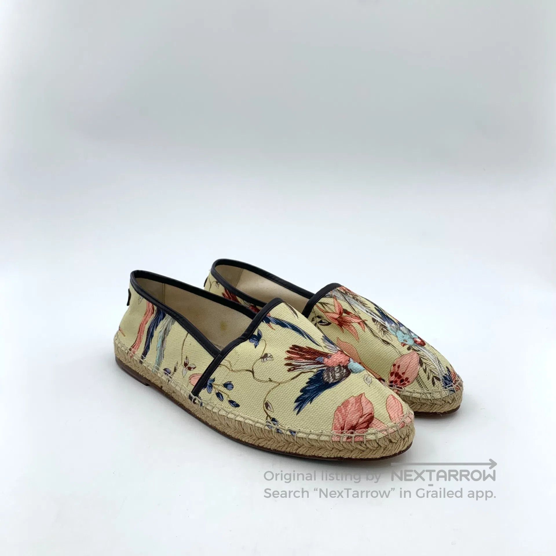 Dolce & Gabbana Dolce Gabbana Multicolor floral bird print casual flat fis Size US 7 / EU 40 - 2 Thumbnail