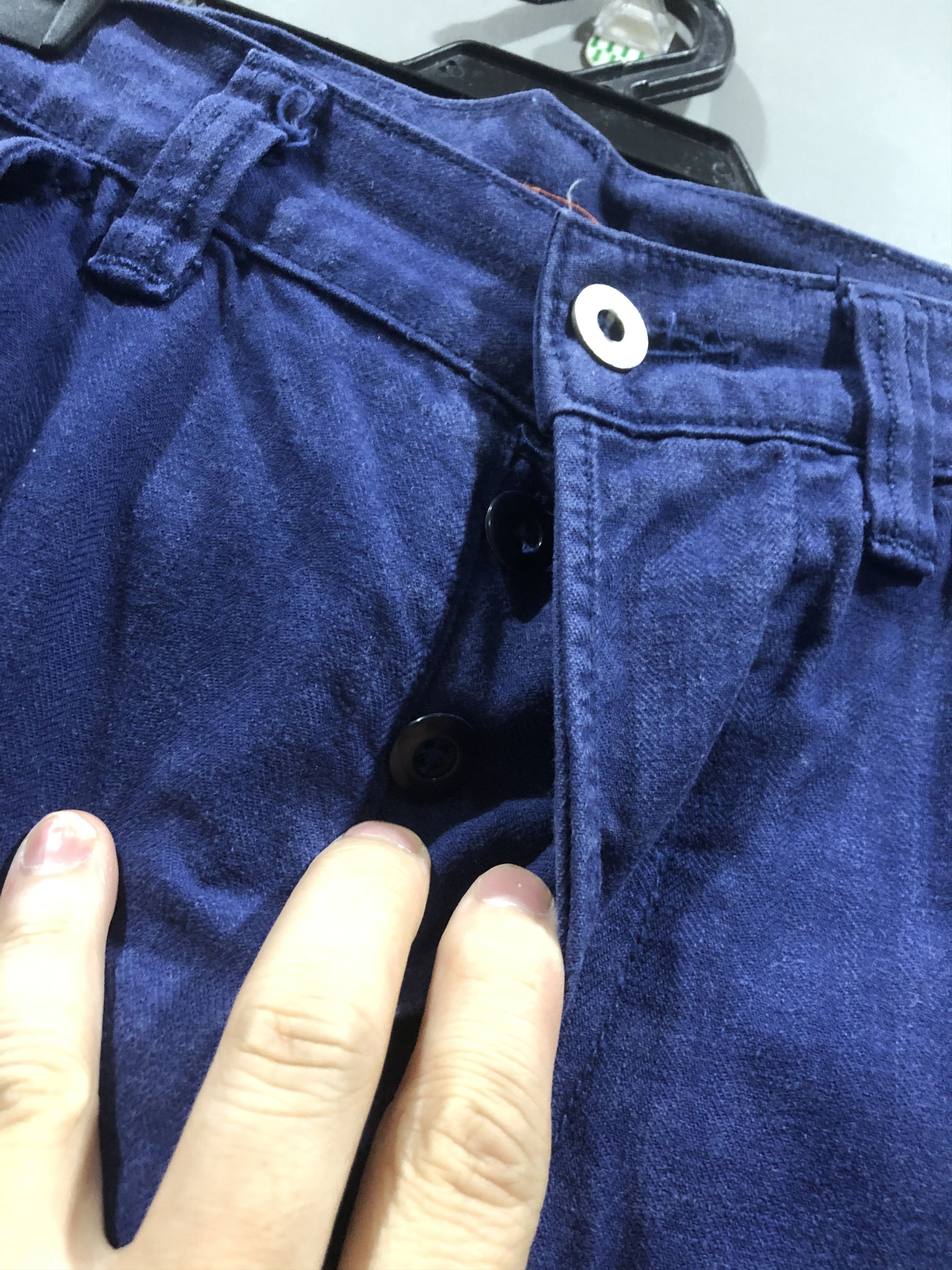 KATO Kato Indigo Hbt herringbone Twill French Work Pants Size US 29 - 12 Thumbnail