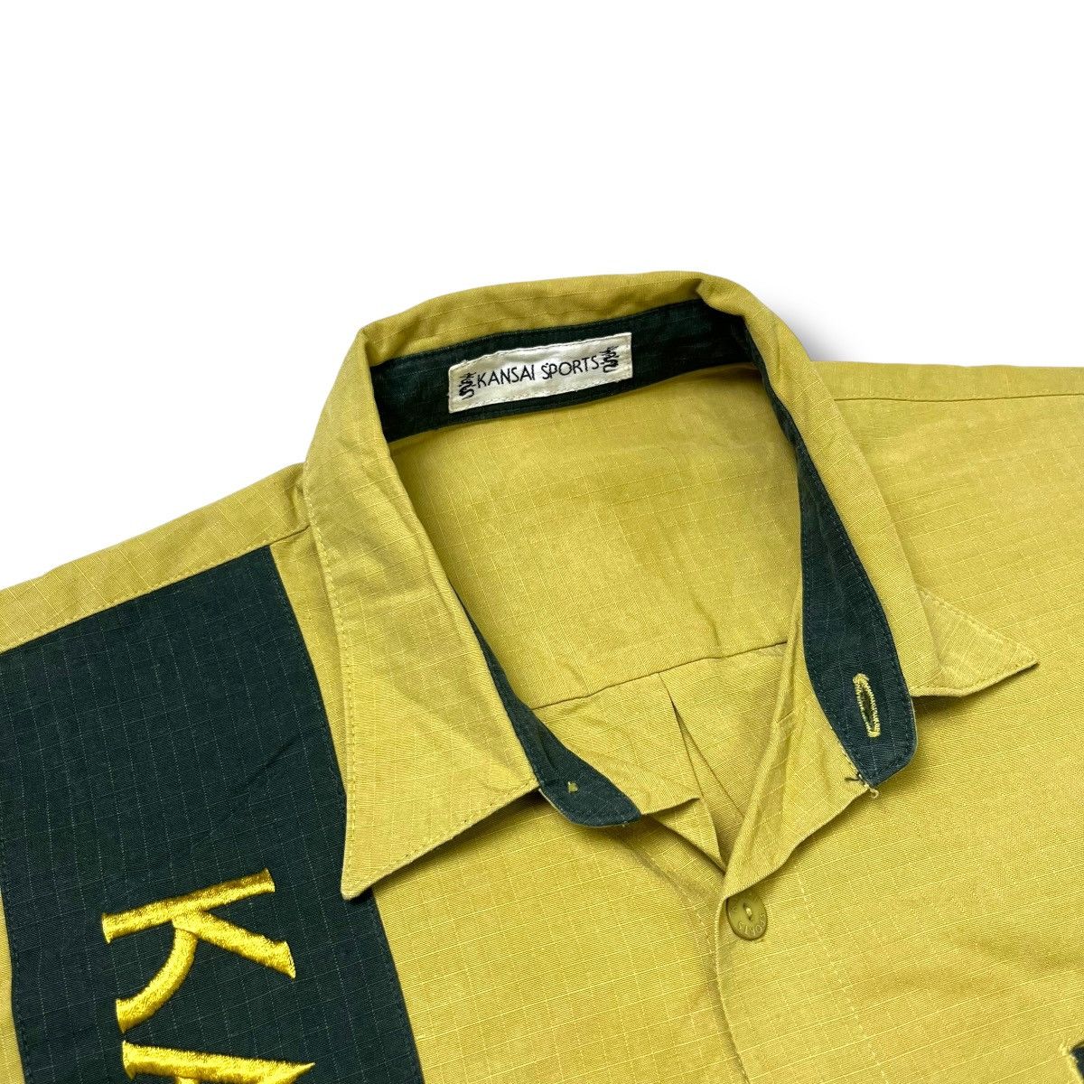 Kansai Yamamoto Kansai Ripstop material long sleeve button ups shirt Size US L / EU 52-54 / 3 - 3 Thumbnail