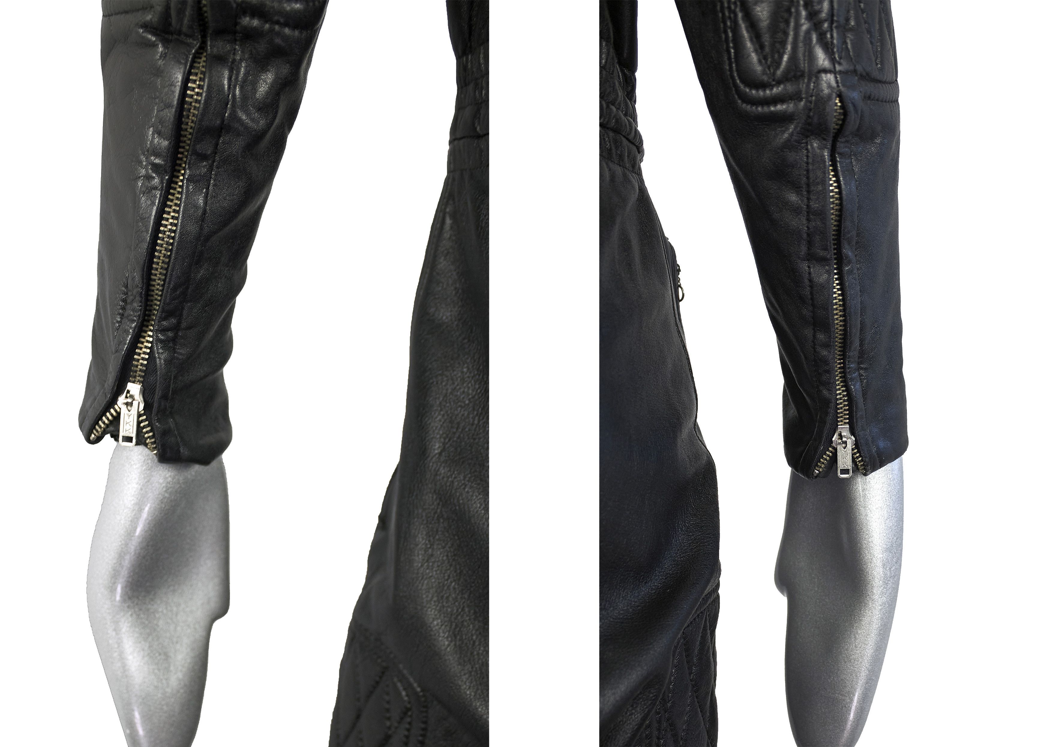 Japanese Brand Rare vintage leather motorcycle overalls suit 80s 90s Size US M / EU 48-50 / 2 - 22 Thumbnail