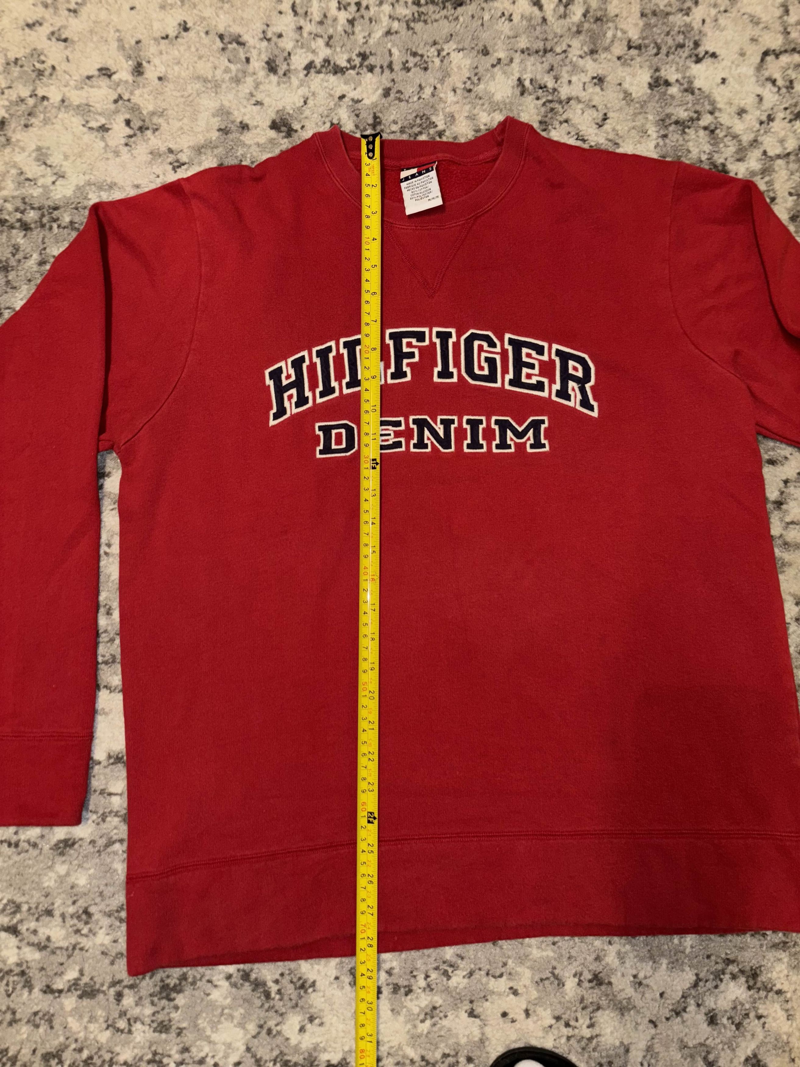 Tommy Hilfiger 90s Tommy Hilfiger Denim Sweatshirt Size US M / EU 48-50 / 2 - 5 Thumbnail