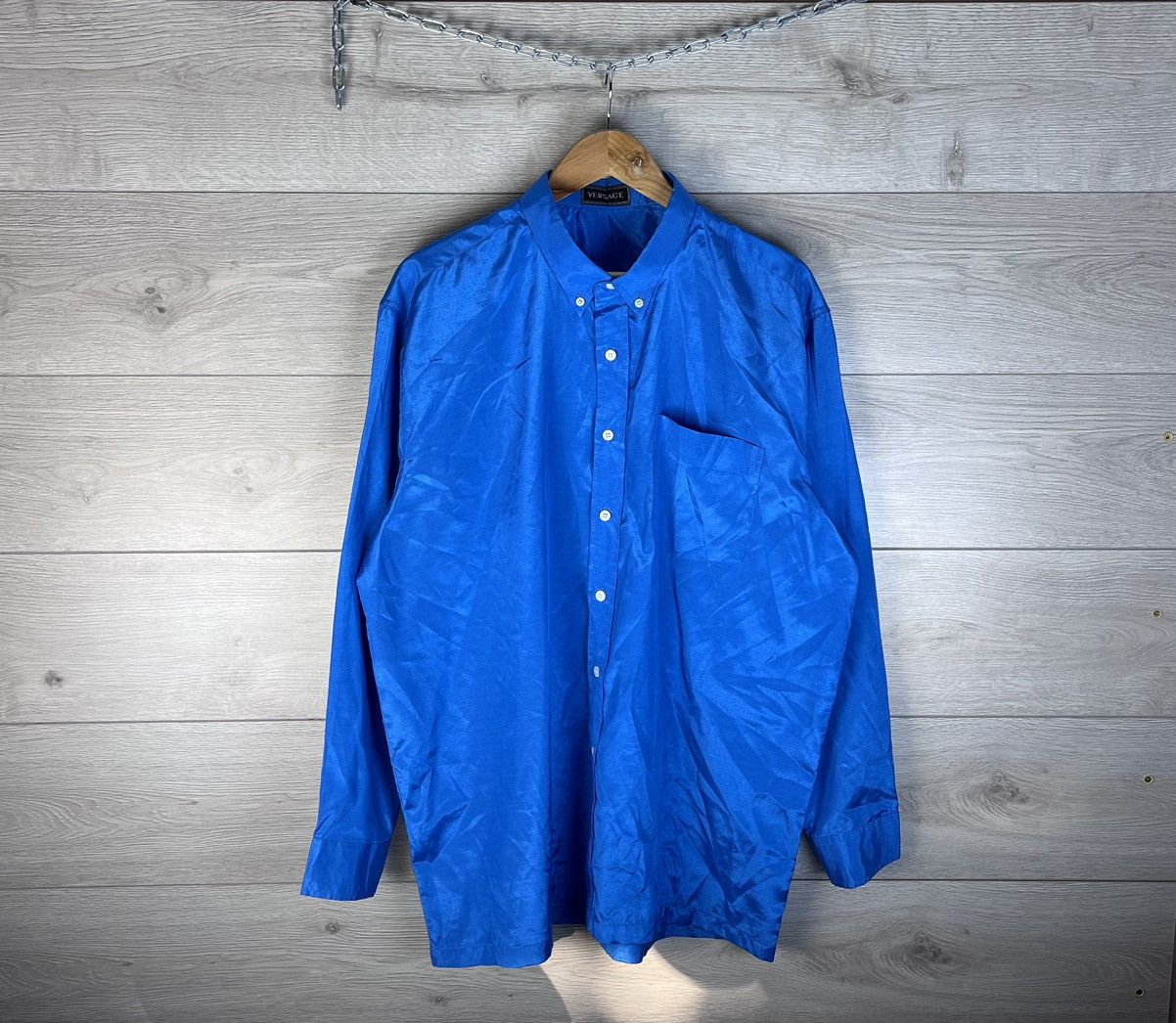 Versace Vintage men’s Button-down shirt Versace size Xl Size US XL / EU 56 / 4 - 1 Thumbnail