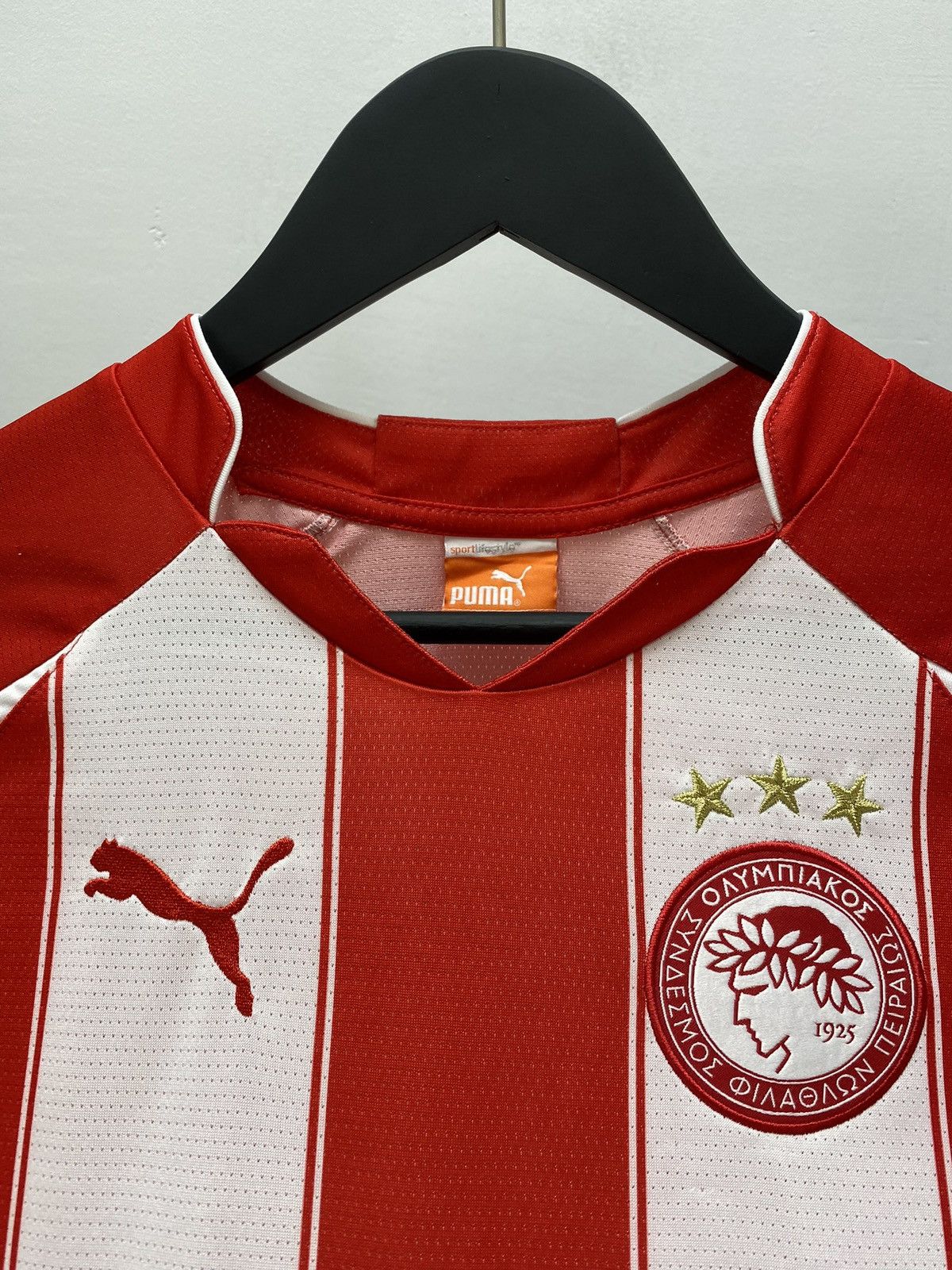Puma × Vintage Olympiacos Piraeus 2010 2011 #38 Home Kit Jersey Champions M Size US M / EU 48-50 / 2 - 10 Thumbnail