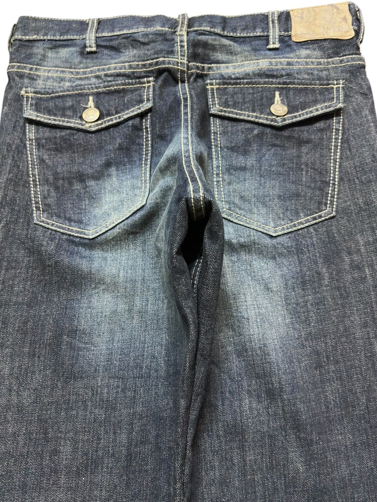 Kapital Vintage Denim Lab Grunge Ripped Distressed Denim Size US 33 - 4 Thumbnail