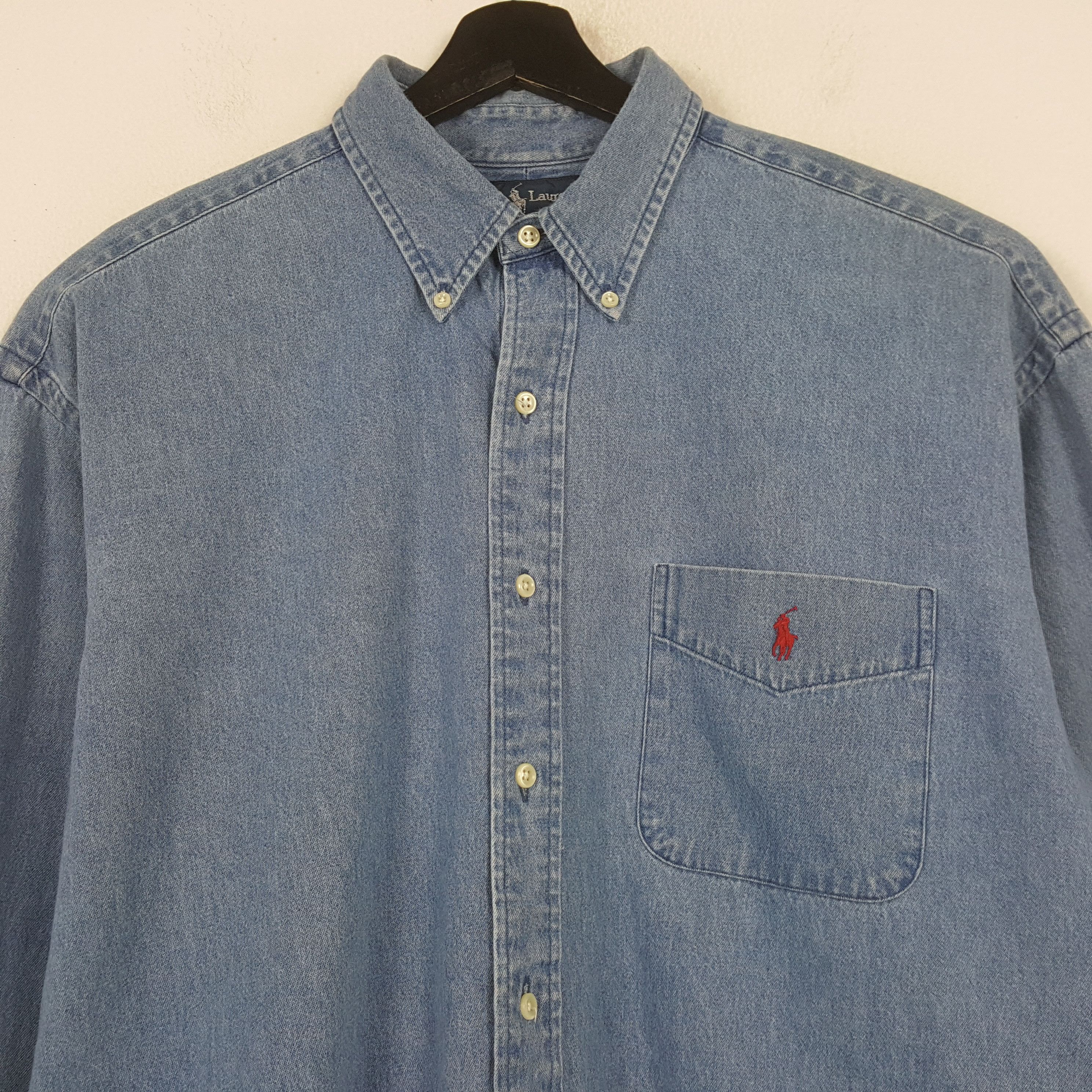 Ralph Lauren Ralph Lauren Fashion Brand Casual Formal Style Shirt 31 Size US XXL / EU 58 / 5 - 2 Thumbnail