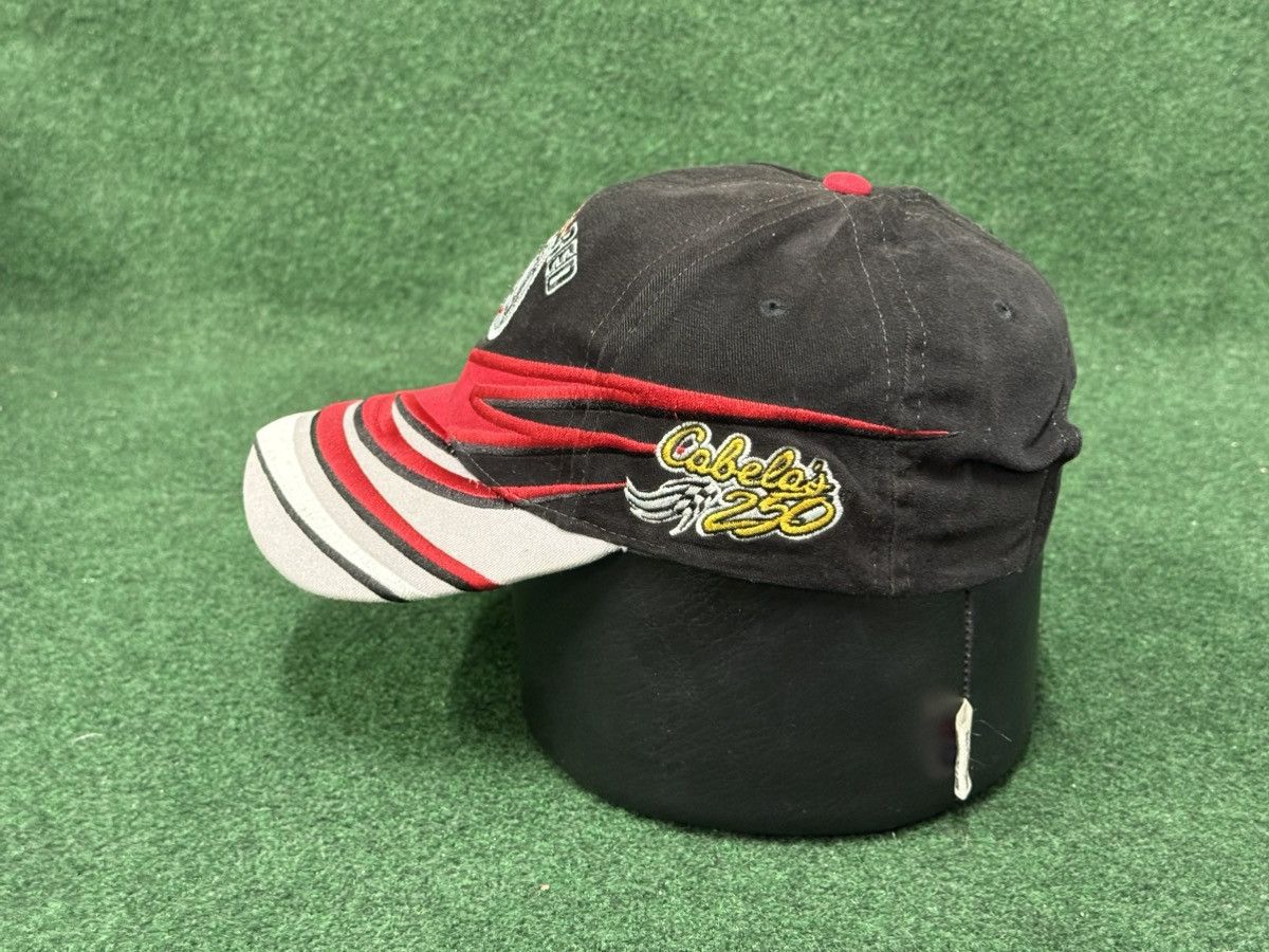 NASCAR Vintage Nascar Cabelas 250 In The Red Strapback Hat Size ONE SIZE - 2 Thumbnail