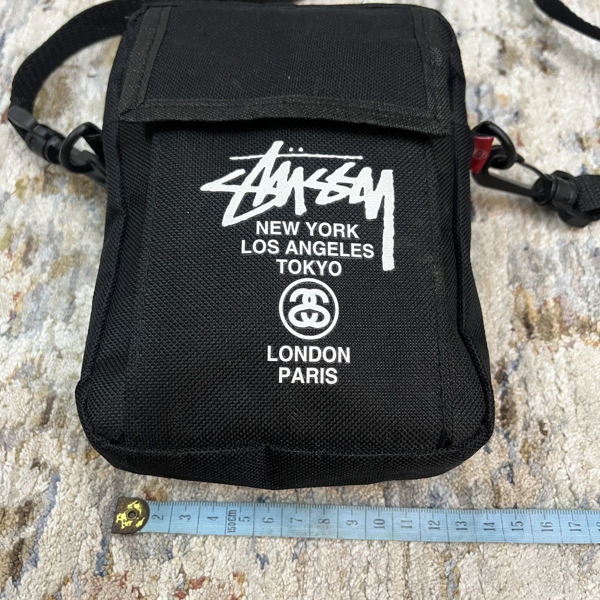 Stussy Authentic Stussy 🇯🇵 Crossbody Bag Mini Stussy Sling Bag Size ONE SIZE - 5 Thumbnail