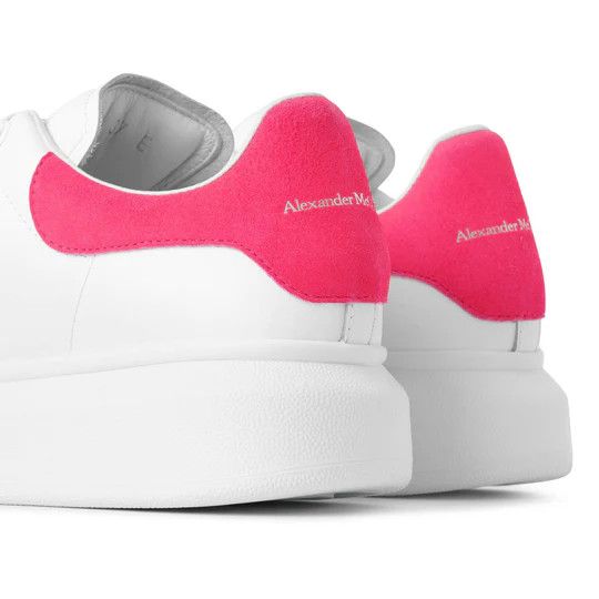 Alexander McQueen o1w1db10925 Oversized Sneaker in White/Pink Size US 10 / IT 40 - 4 Thumbnail