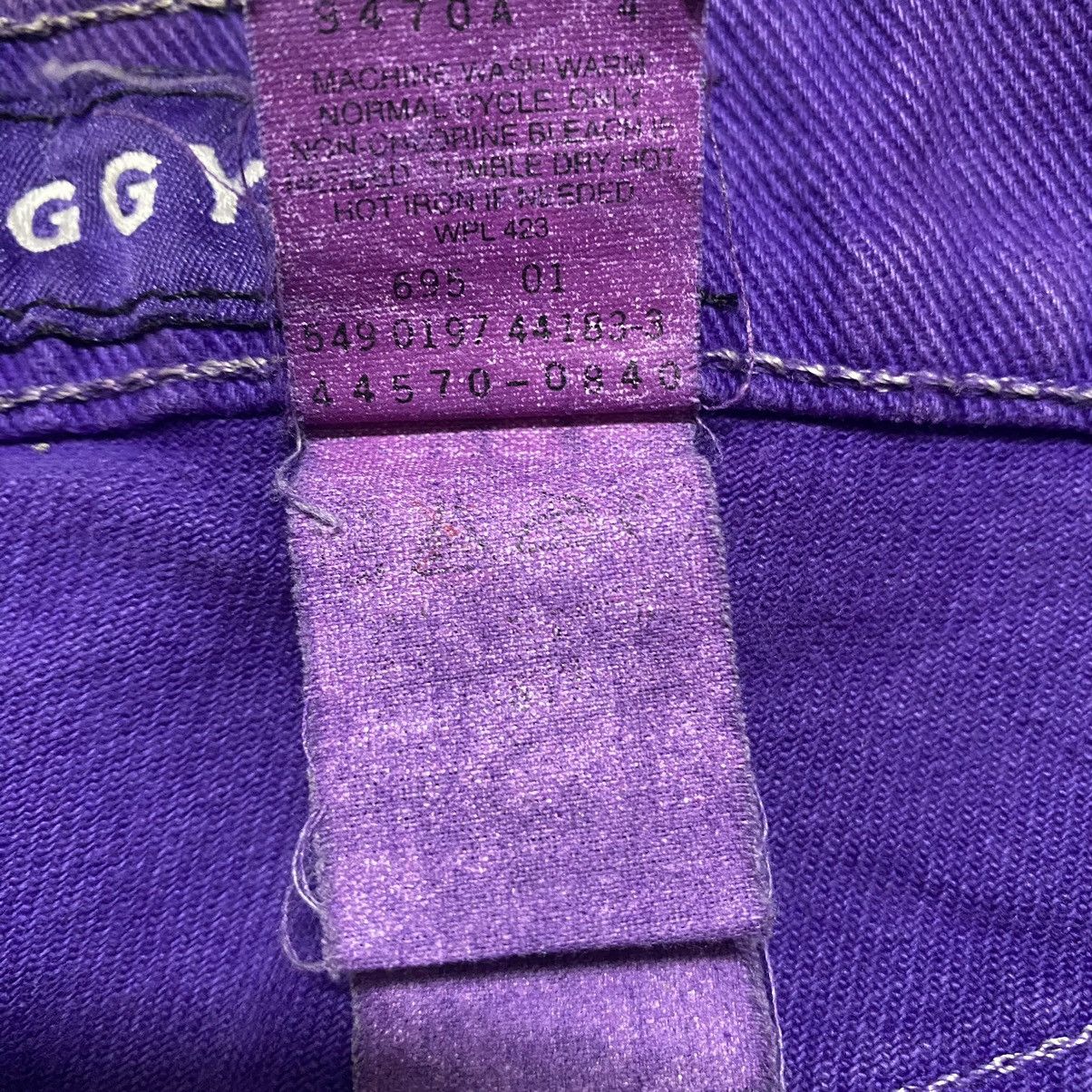 Levi's Vintage 90s Levis Silvertab Baggy Jeans Purple Size US 32 / EU 48 - 18 Thumbnail