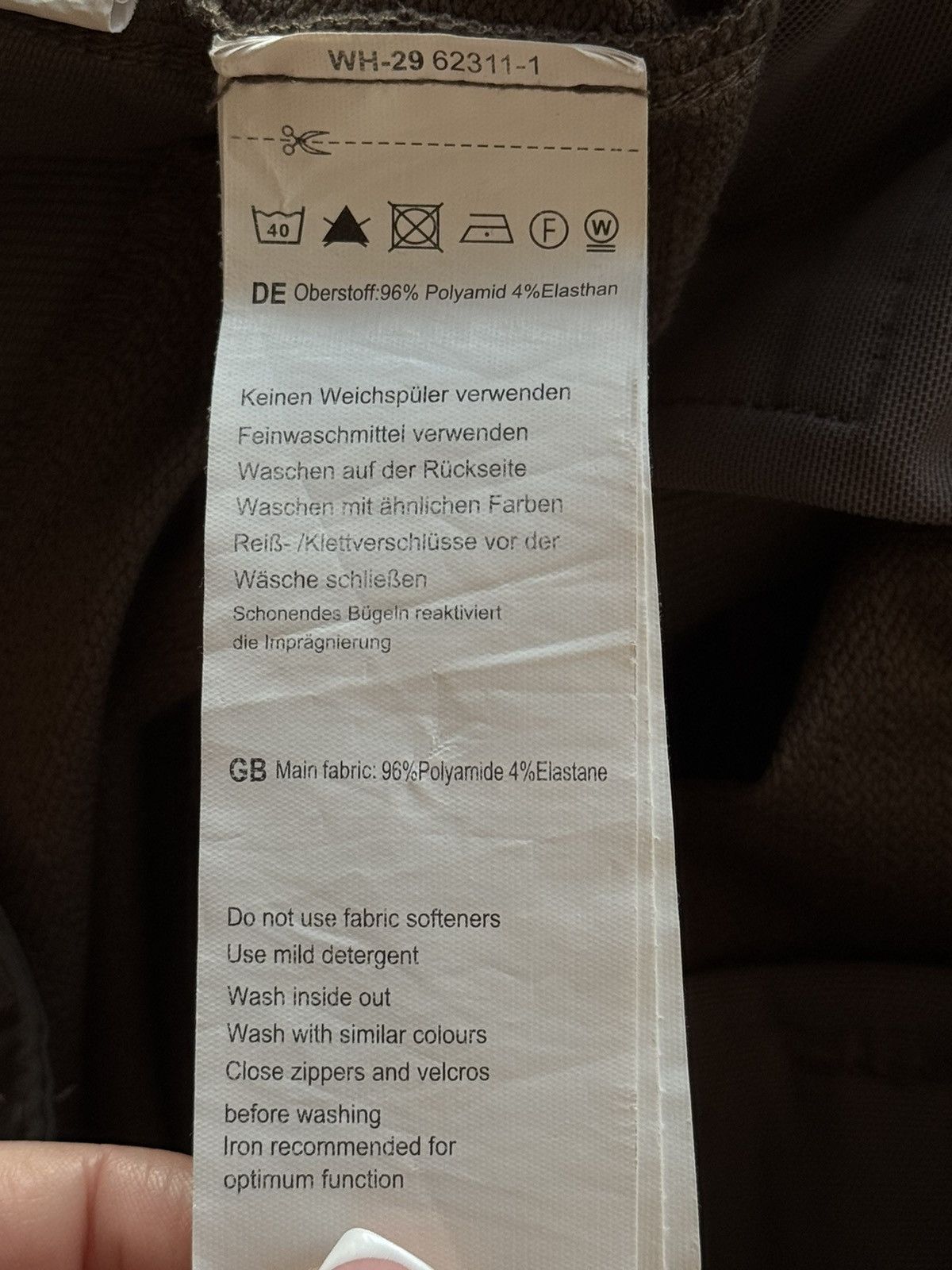 Mammut Mammut gorpcore style double knee trekking pants Size 28" / US 6 / IT 42 - 10 Thumbnail
