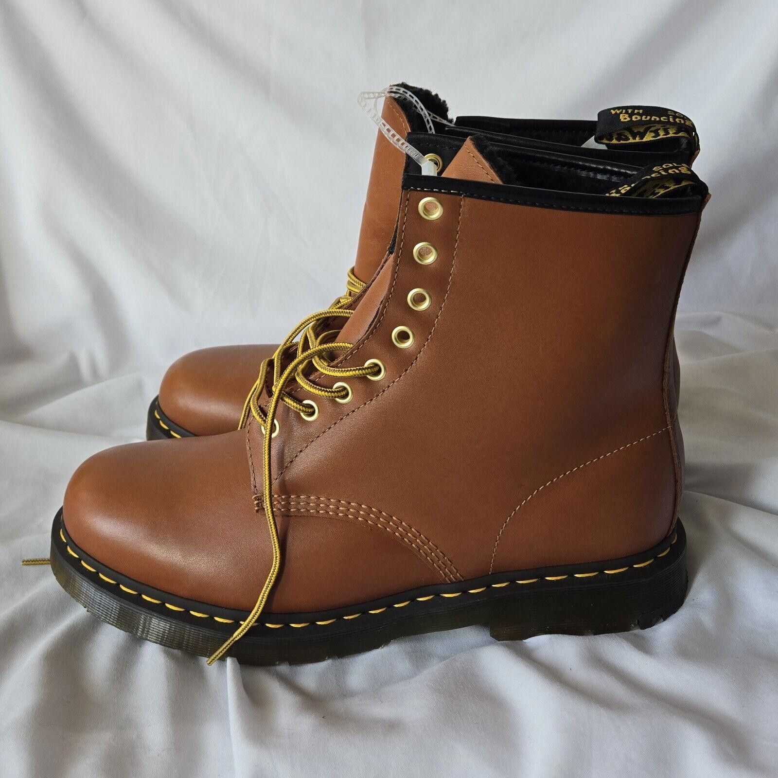 Dr. Martens Dr Marten's Men's 1460 Blizzard Wintergrip Tan Boots Size 12 Size US 12 / EU 45 - 2 Thumbnail