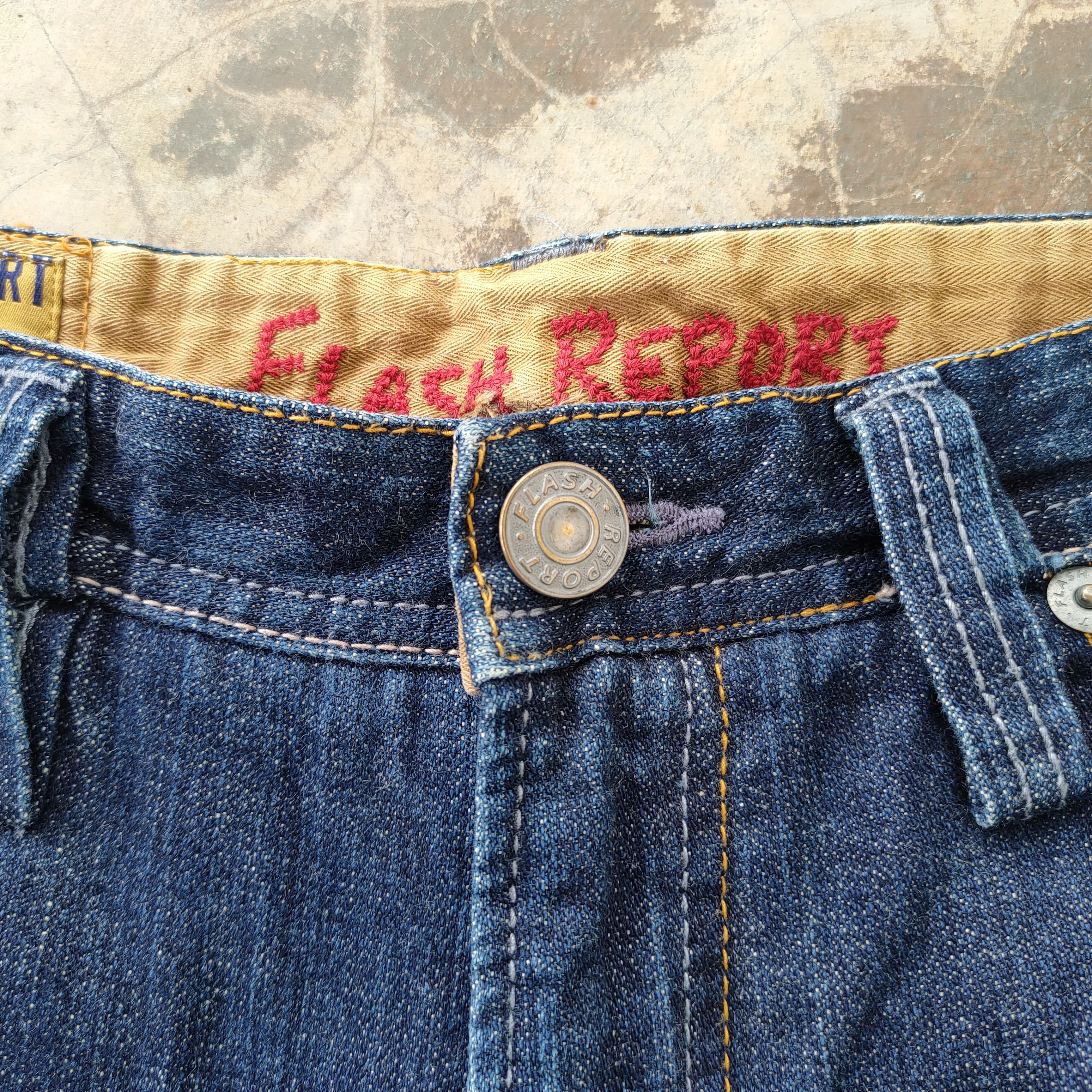 Japanese Brand # Vintage Flash Report bootcut denim jeans pants Size US 33 - 6 Thumbnail