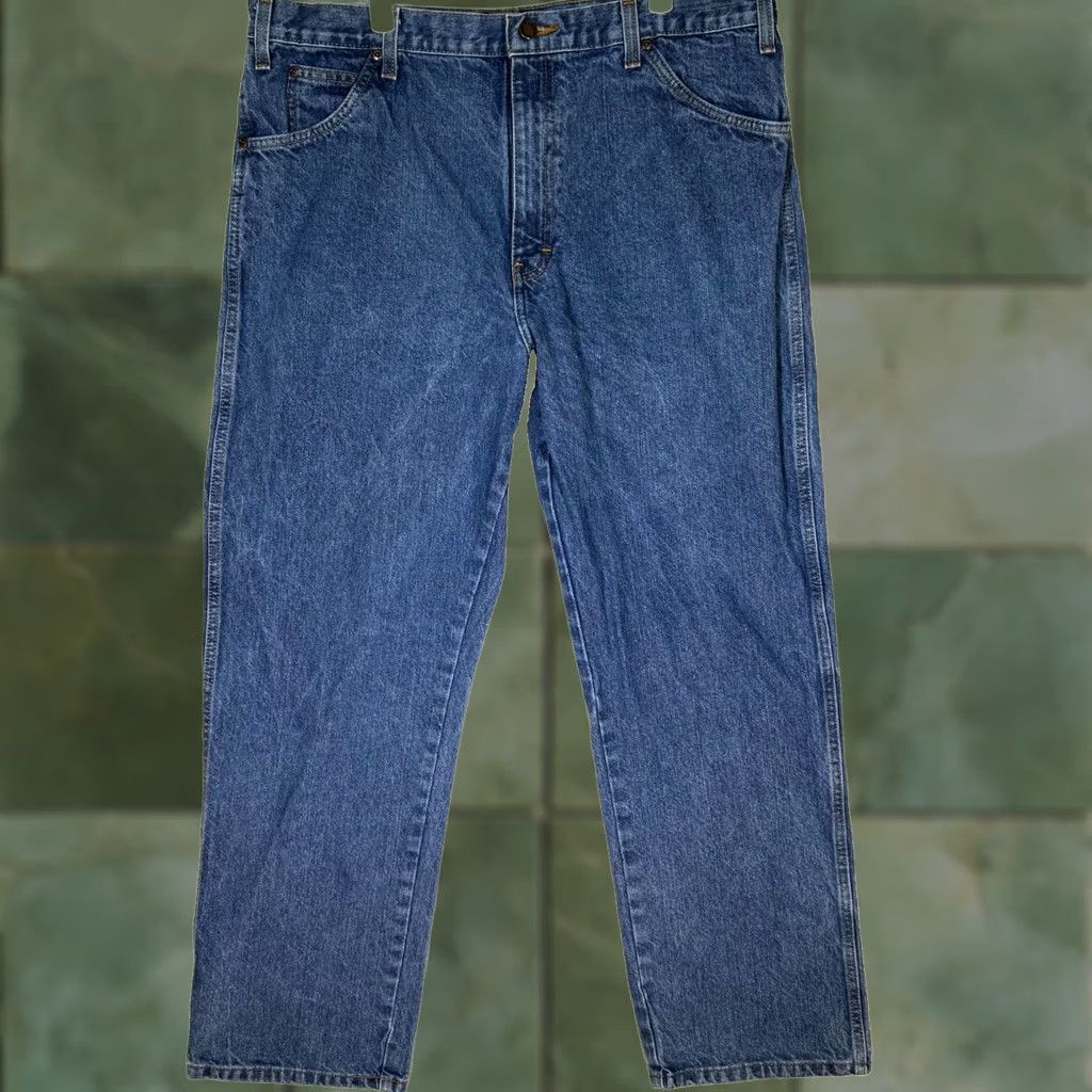 Dickies Dickies Jeans Mens 38x32 Regular Fit Straight Leg Blue Denim 5 Pocket Jeans Mens Regular Blue Dickies Clear-eyed Search Size US 38 / EU 54 - 1 Thumbnail
