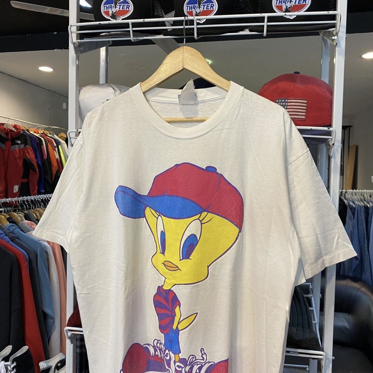 Cartoon Network Vintage Looney Tunes Tweety Bird T-Shirt Size US XL / EU 56 / 4 - 3 Thumbnail