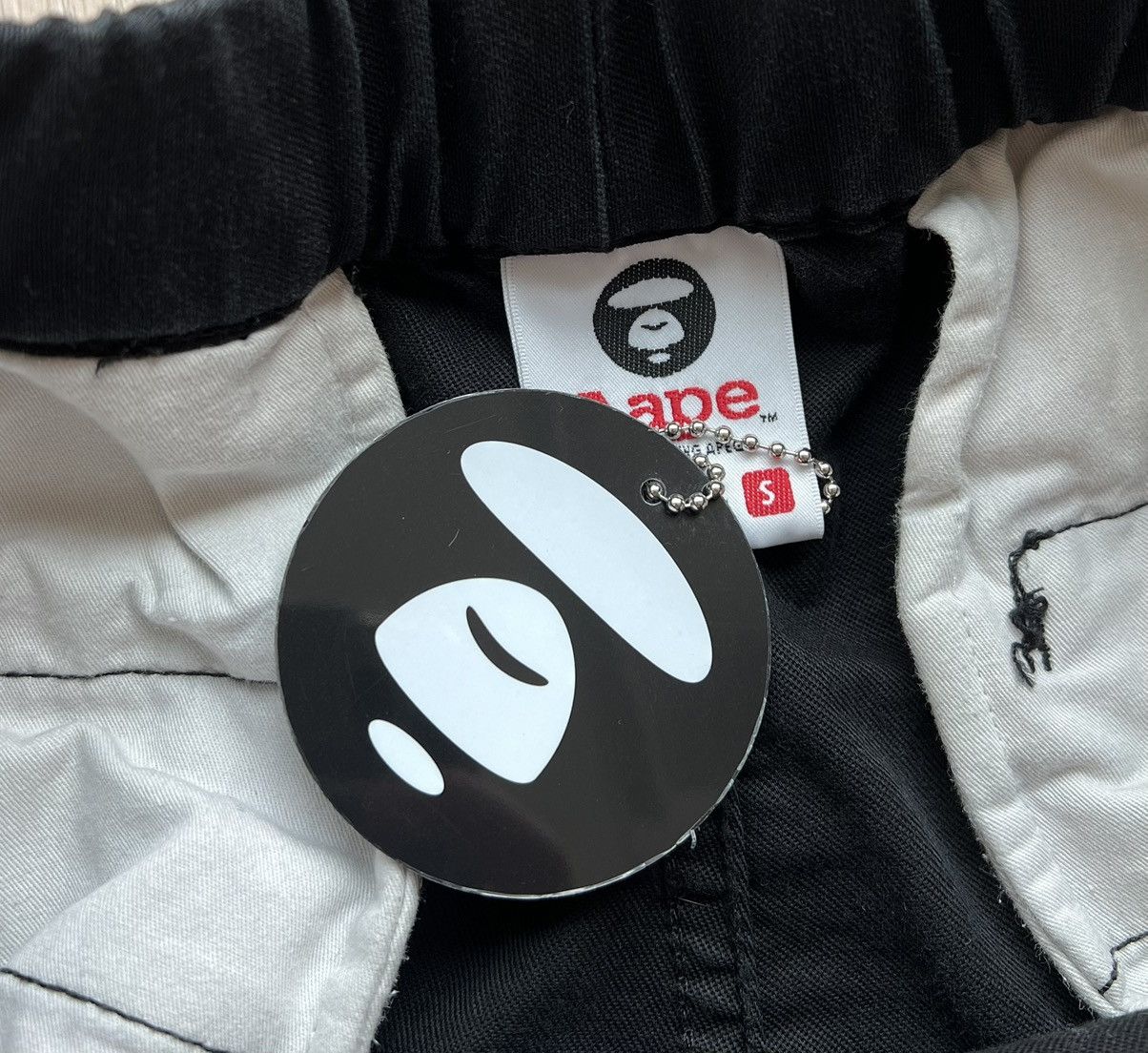 Aape Aape By A Bathing Ape Black Cargo Pants Size US 30 / EU 46 - 9 Thumbnail