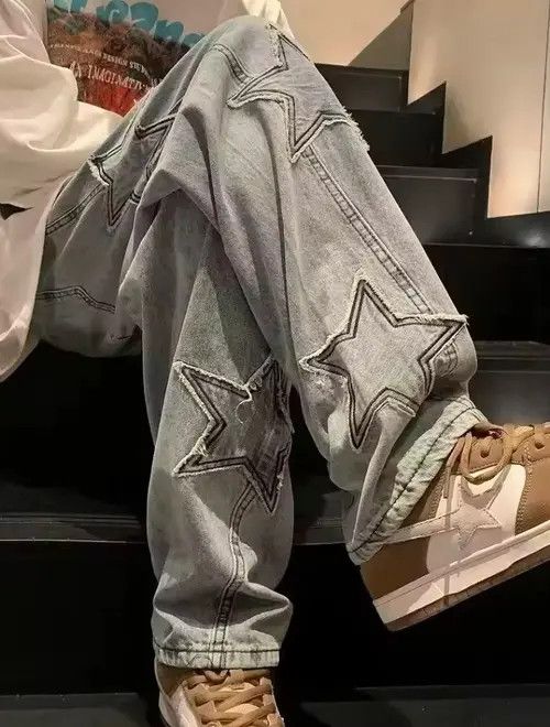 Japanese Brand Shizuku x Kouno Star Denim Pant Size US 35 - 2 Thumbnail