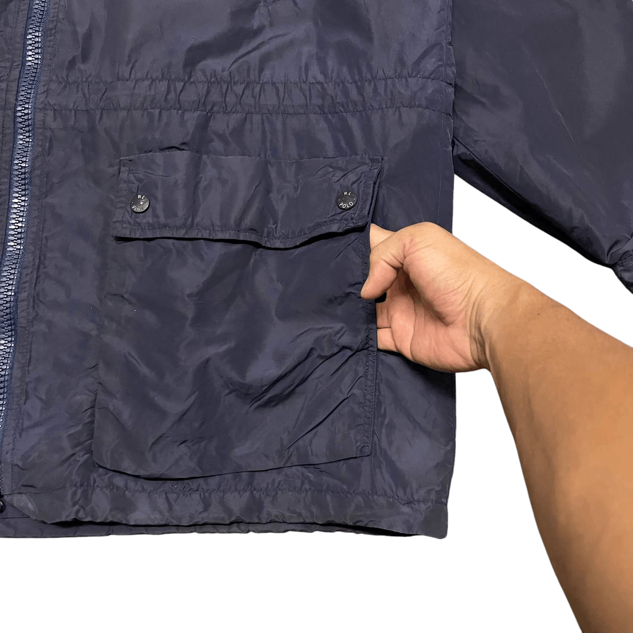 Polo Ralph Lauren Vintage PRL Polo Ralph Lauren Hidden Hood Jacket Size US XL / EU 56 / 4 - 8 Thumbnail