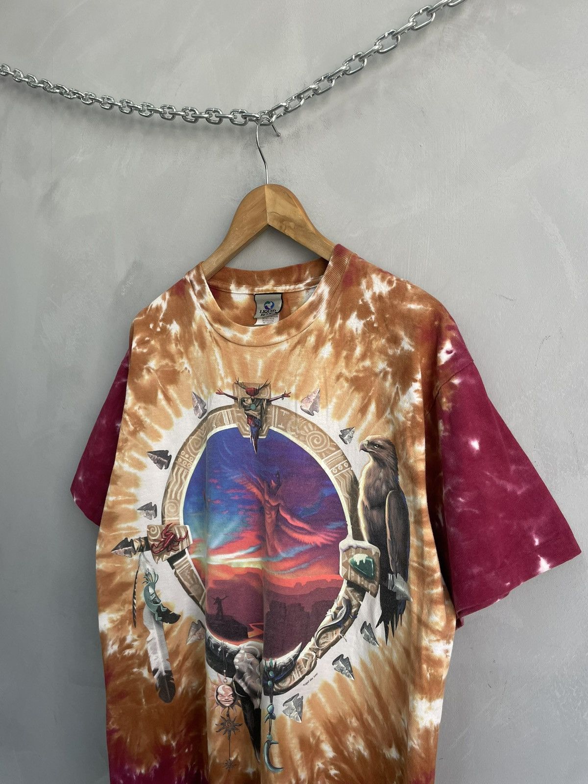 Liquid Blue Rare 90s abstract Liquid Blue retro T shirt Size US L / EU 52-54 / 3 - 3 Thumbnail