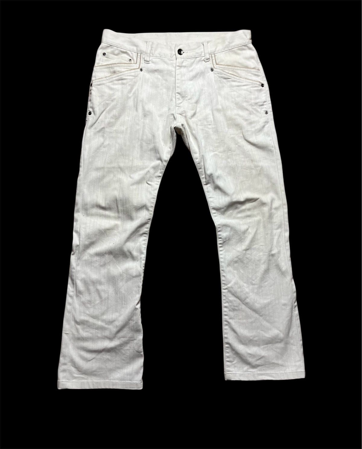 14th Addiction Vtg Japanese brand flare jeans Size US 33 - 1 Thumbnail