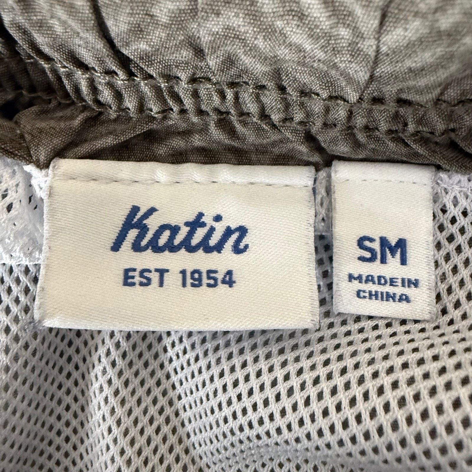 Katin Katin Mens Small Geometric Diamond Swim Trunks Tan Brown Size US 26 / EU 42 - 2 Thumbnail