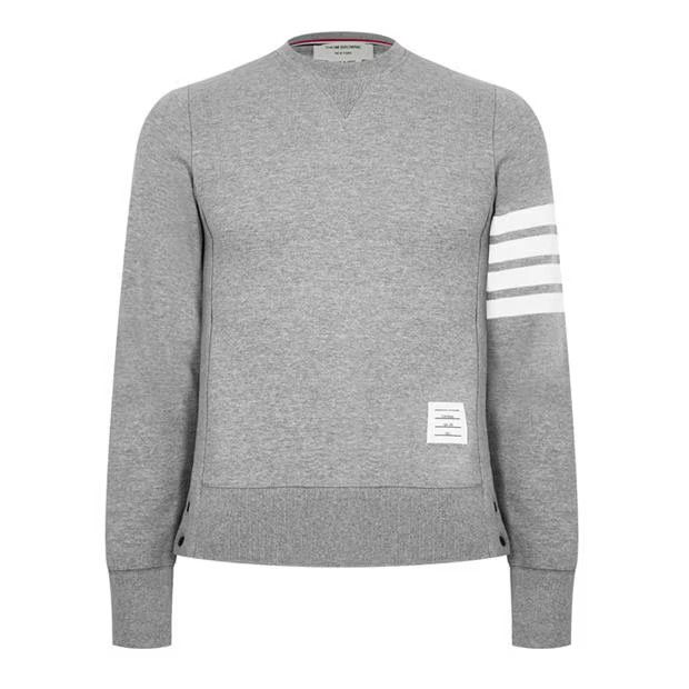 Thom Browne o1g2r1mq0724 Crew Neck Sweaters in Light Grey Size US S / EU 44-46 / 1 - 1 Thumbnail