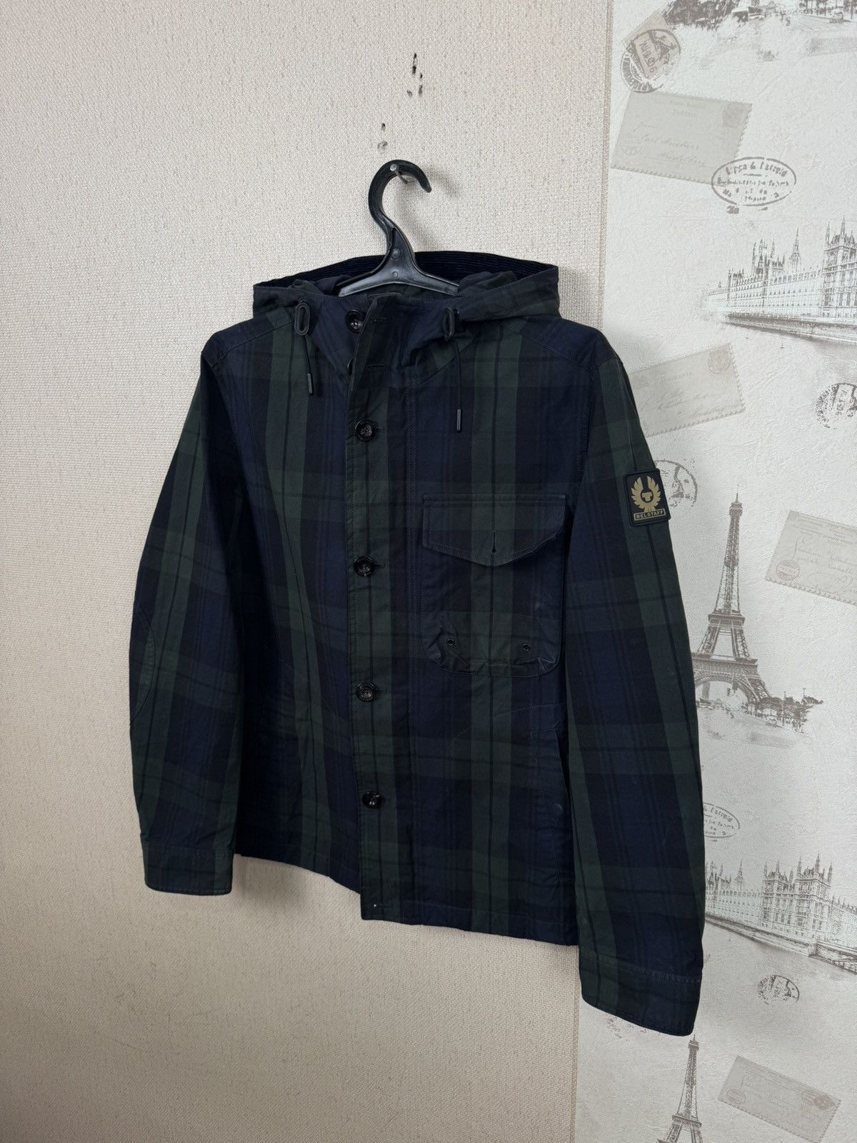 Belstaff Belstaff Watchman Wax Jacket Raincoat Checked Mens M Size US M / EU 48-50 / 2 - 17 Thumbnail