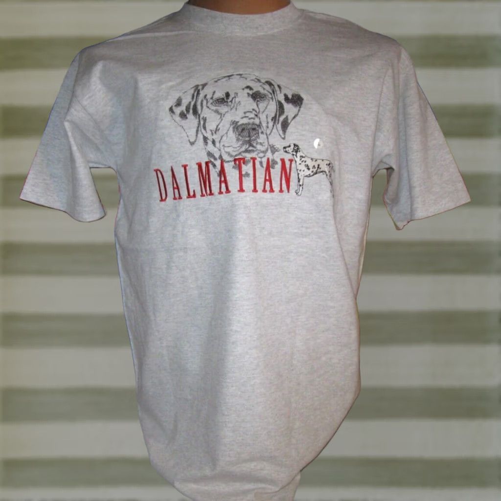 Vintage GR8 Dogs GR8 Dogs Shirt NEW Adult Large DALMATIAN Dog Lovers Sewn Cool CUTE PETS Men's Size US L / EU 52-54 / 3 - 1 Thumbnail
