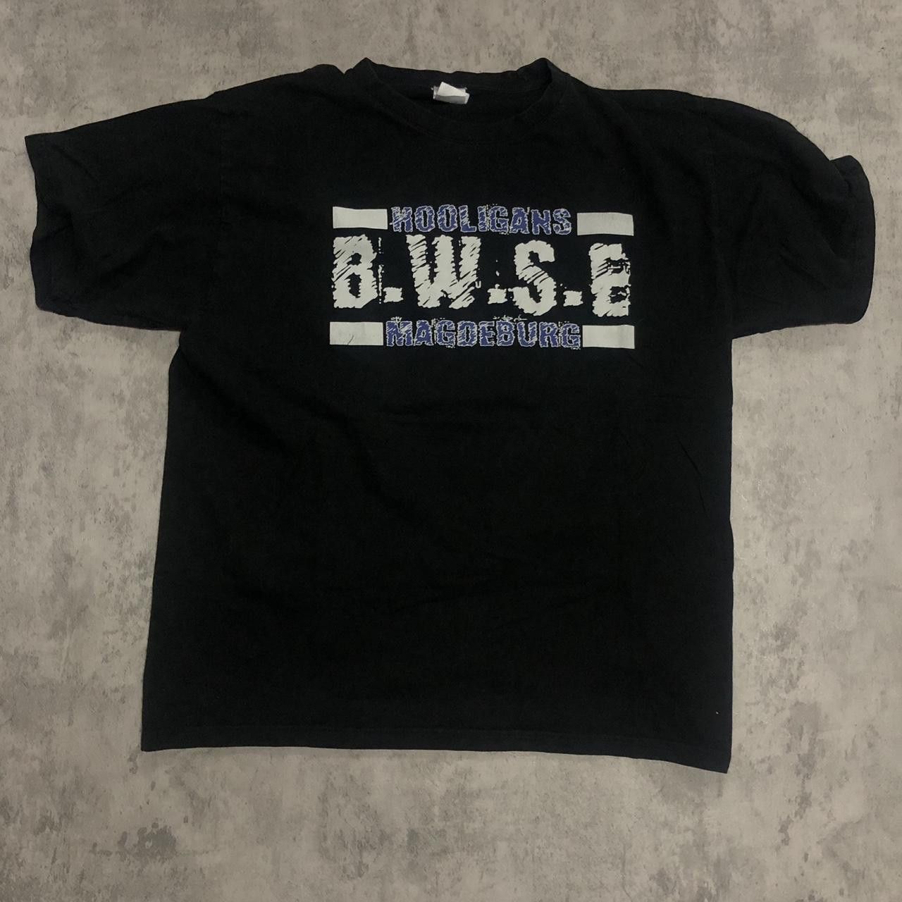 Other Black Hooligans B.W.S.E. Magdeburg T-shirt #90s Size US XL / EU 56 / 4 - 1 Thumbnail