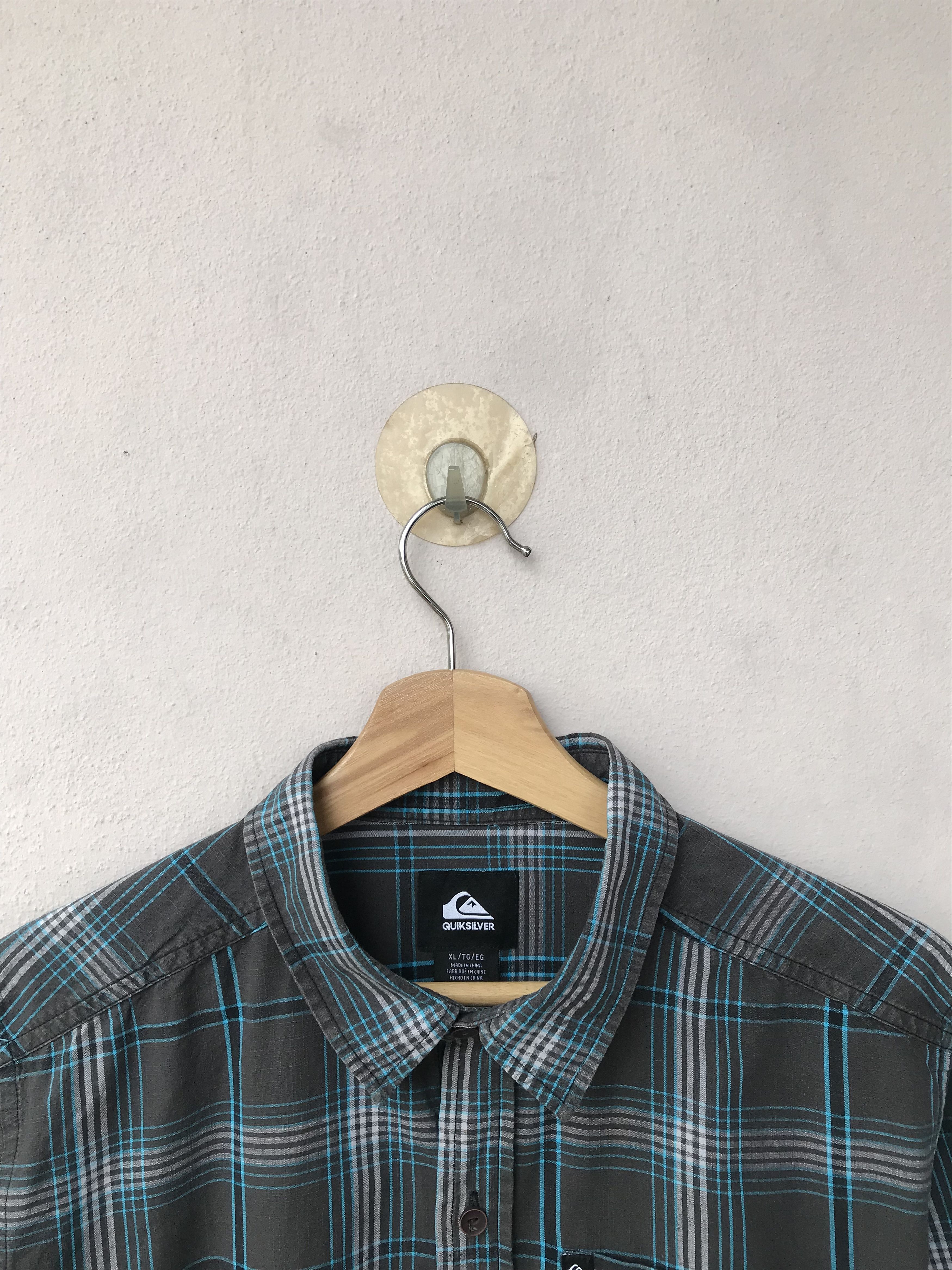 Quiksilver Quiksilver Flannel Button Up Tee surboarding jnco Size US XL / EU 56 / 4 - 2 Thumbnail