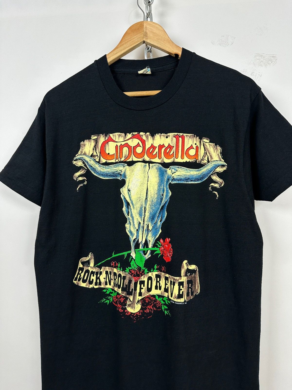 Band Tees 1988 Vintage Cinderella Long Cold Winter Tour Band T-Shirt Size US L / EU 52-54 / 3 - 4 Thumbnail