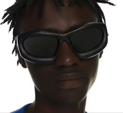 Designer Y2K Square Pun Sunglasses Size ONE SIZE - 4 Thumbnail