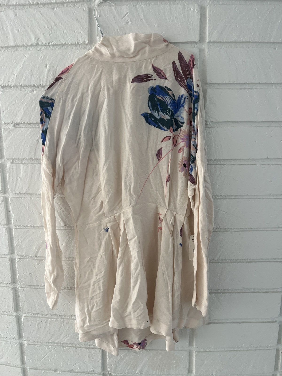 Free People Free People Long Sleeve Backless Dress Floral New XS pink Size XS / US 0-2 / IT 36-38 - 4 Thumbnail