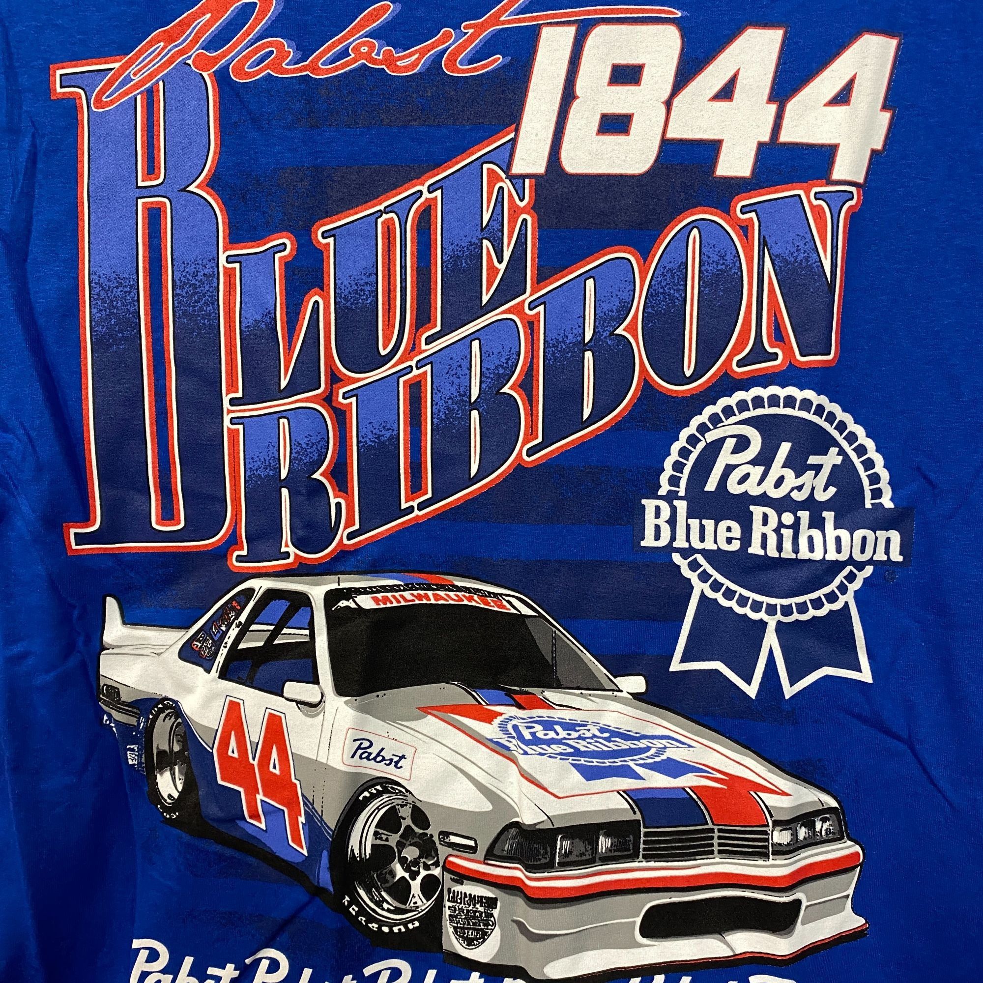 Pabst Blue Ribbon Pabst Blue Ribbon Racing 1844 Promo T-Shirt Small Size US S / EU 44-46 / 1 - 2 Thumbnail