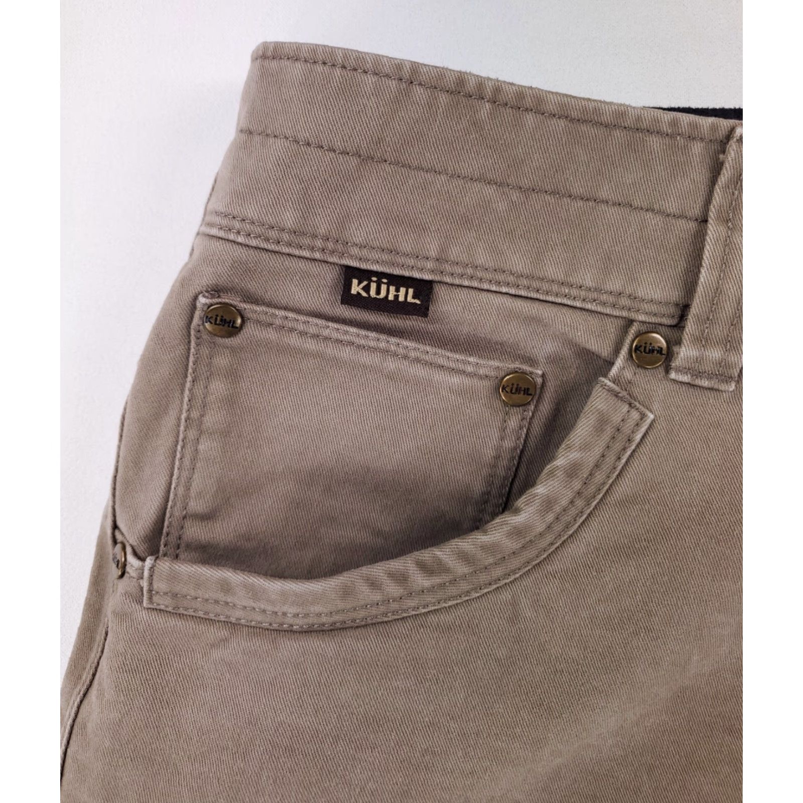 Vintage VINTAGE KÜHL Rydr Jeans Pants Brown Mens 38 x 32 38 x 31 Actual Inseam 31 Straight Jeans Patina Dye Mens Size US 38 / EU 54 - 2 Thumbnail