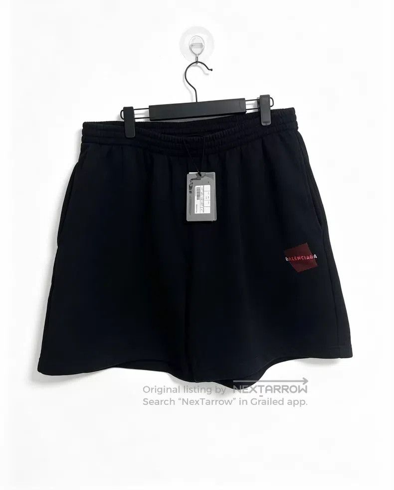 Balenciaga Balenciaga size S Black nylon double-waist shorts | Grailed