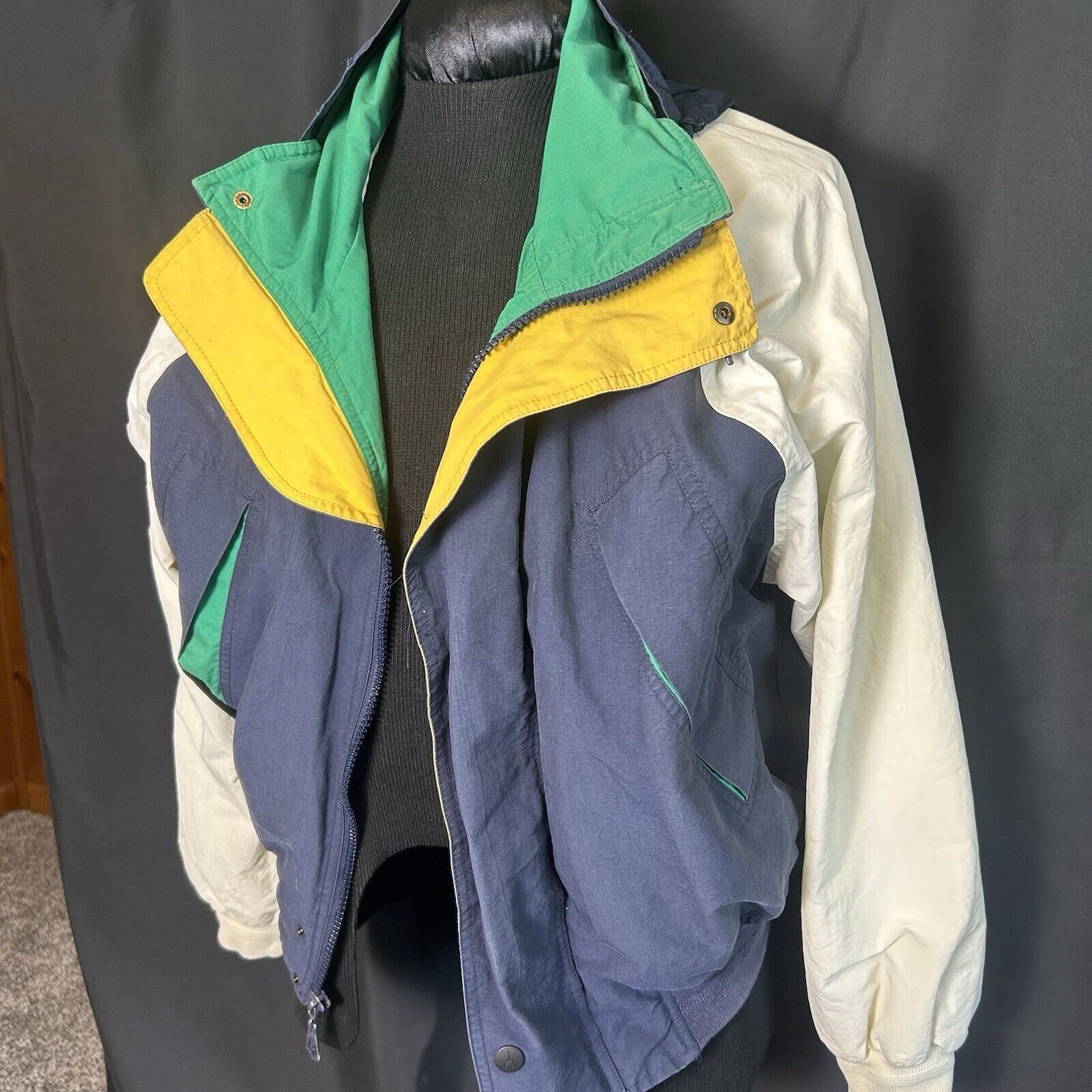 Nautica Men’s Nautica Competition Vintage Rare Hooded Jacket L Size US L / EU 52-54 / 3 - 2 Thumbnail