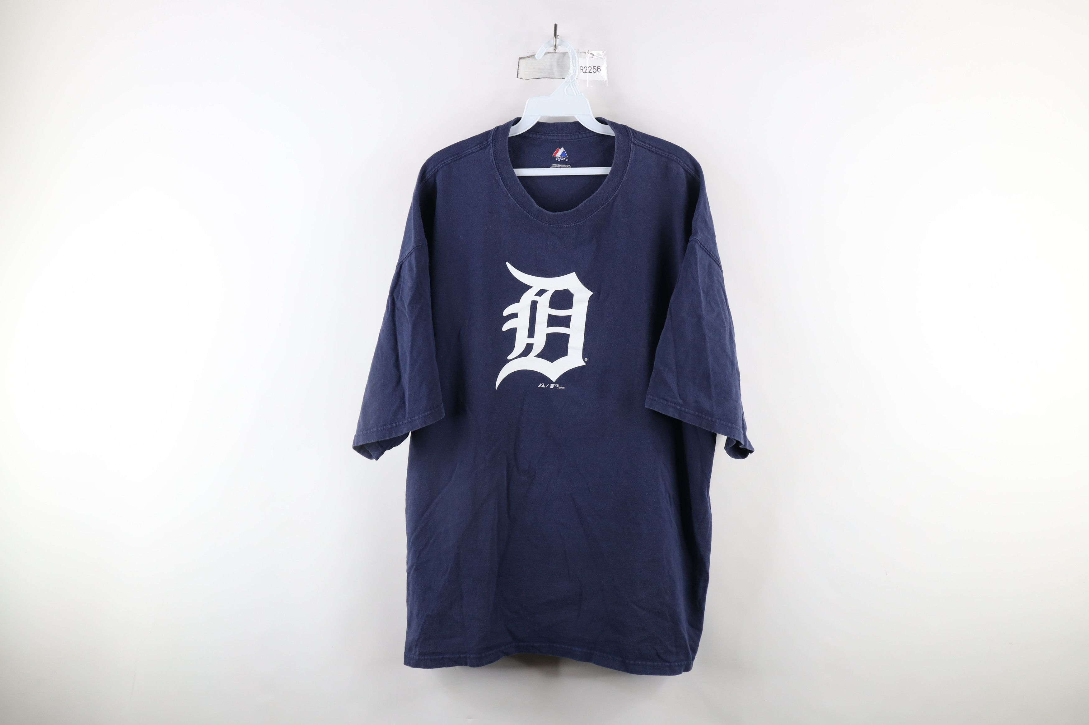 Majestic × Vintage Vintage Y2K 2008 Majestic English D Detroit Tigers T-Shirt Size US XXL / EU 58 / 5 - 1 Thumbnail
