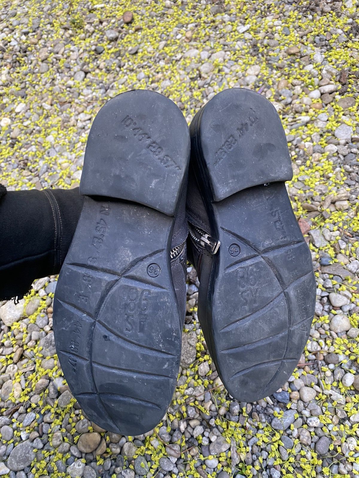 A.S.98 × Vintage Vintage A.S.98 Ash Leather Double Pocket Boots Size US 6 / IT 36 - 8 Thumbnail