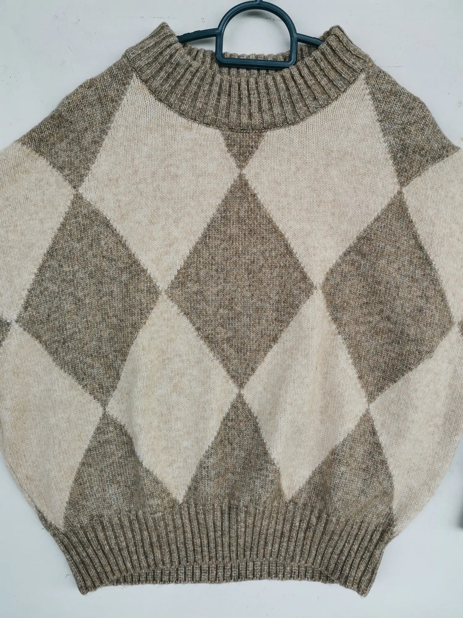 Aran Isles Knitwear × H&M × Pringle Of Scotland Pringle of Scotland x H&M Checkered Knitwear Size US M / EU 48-50 / 2 - 9 Thumbnail