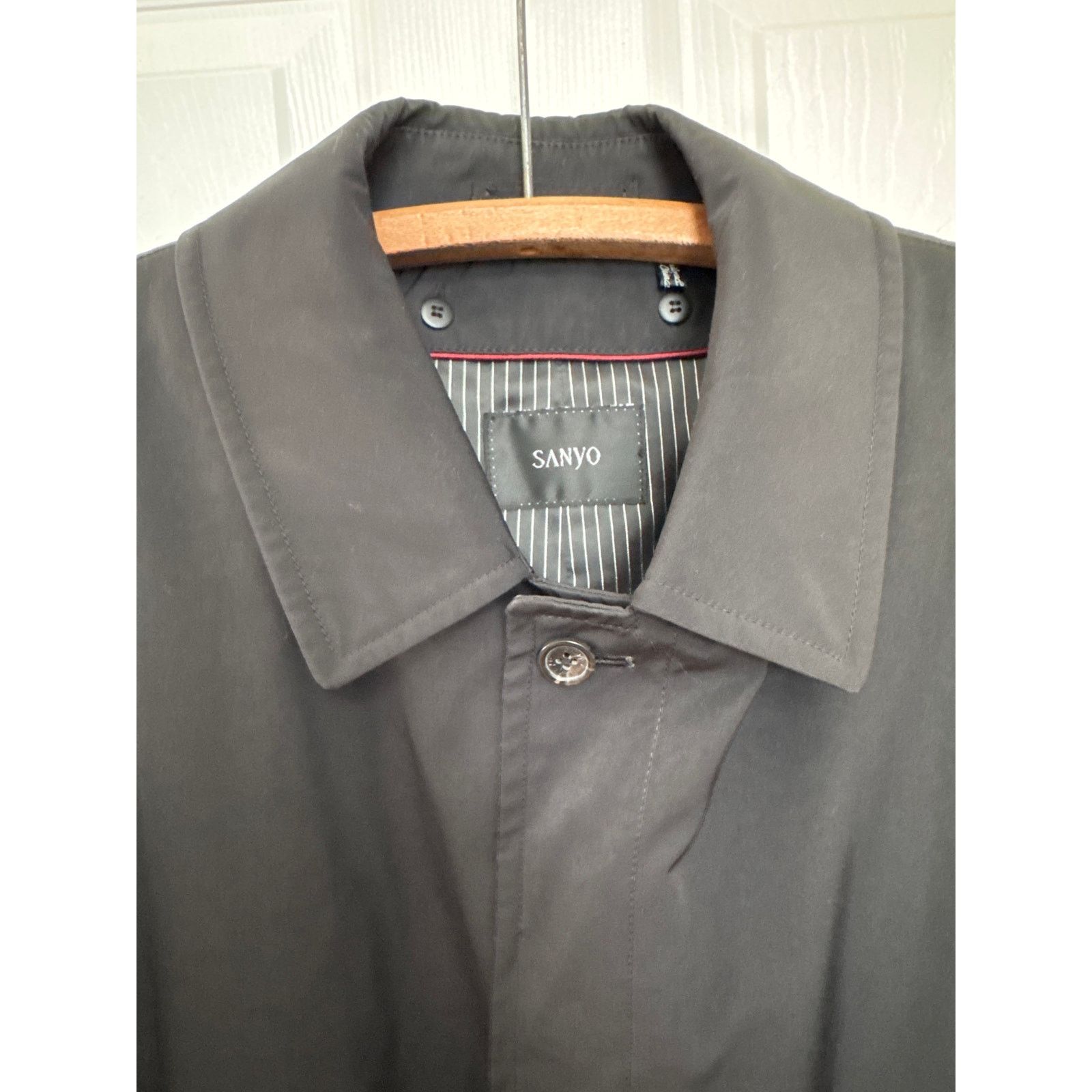 Sanyo Sanyo New York preppy black coat removble wool liner 46 R Size US XL / EU 56 / 4 - 5 Thumbnail