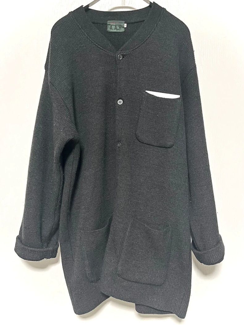Yohji Yamamoto Yohji Yamamoto AAR Wool Cardigan - dmc Size US M / EU 48-50 / 2 - 1 Thumbnail