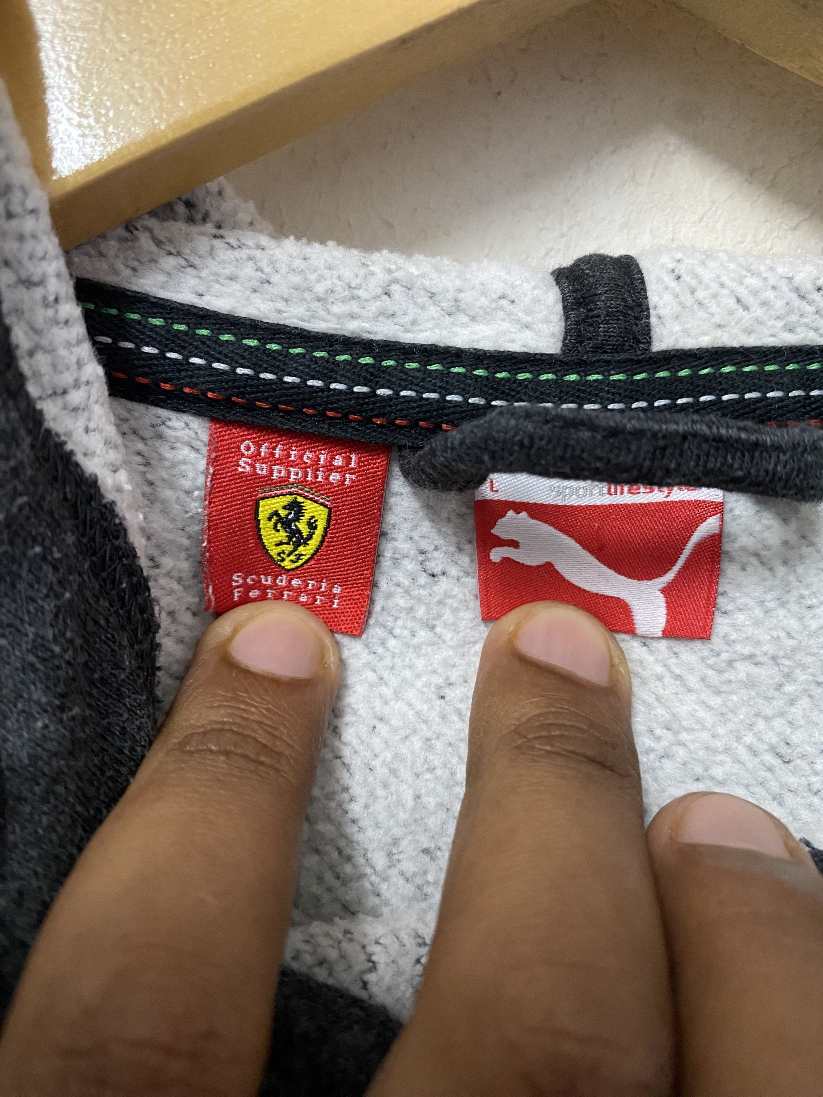Ferrari × Puma Puma X Ferrari Sweater Hoodie Jacket Size US L / EU 52-54 / 3 - 8 Thumbnail
