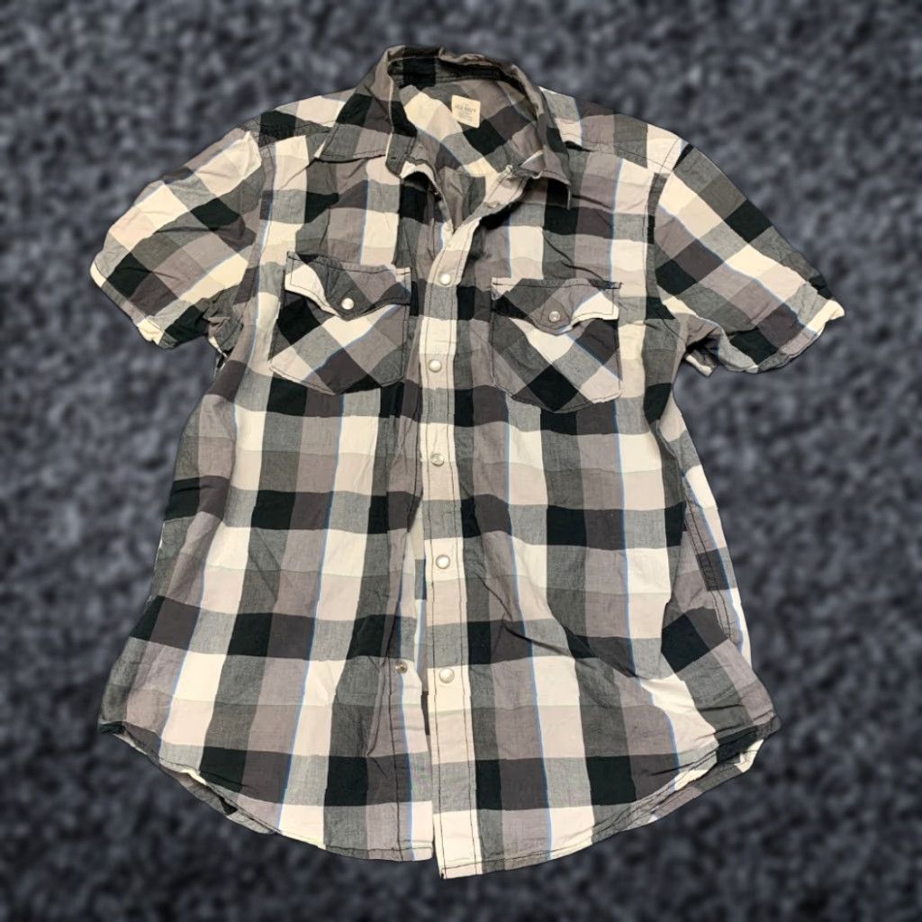 Old Navy Old Navy Multicolor Plaid Cotton Western Shirt Mens M Snap Front Size US M / EU 48-50 / 2 - 1 Thumbnail