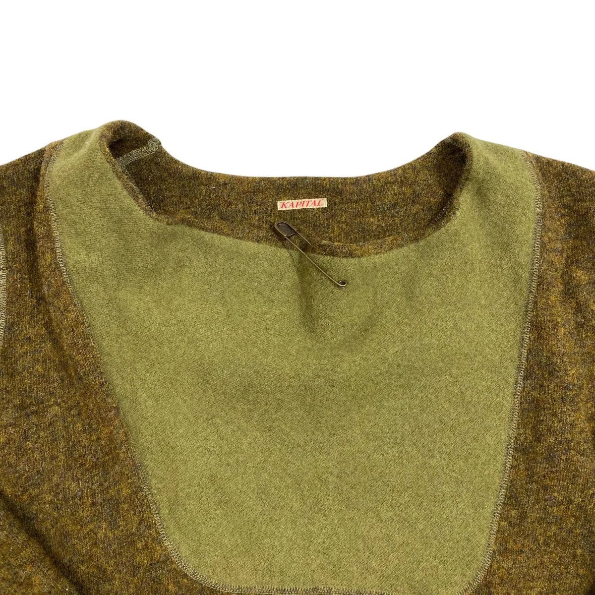 Kapital Safety Pin Wool Knit Sweater Size M / US 6-8 / IT 42-44 - 4 Thumbnail