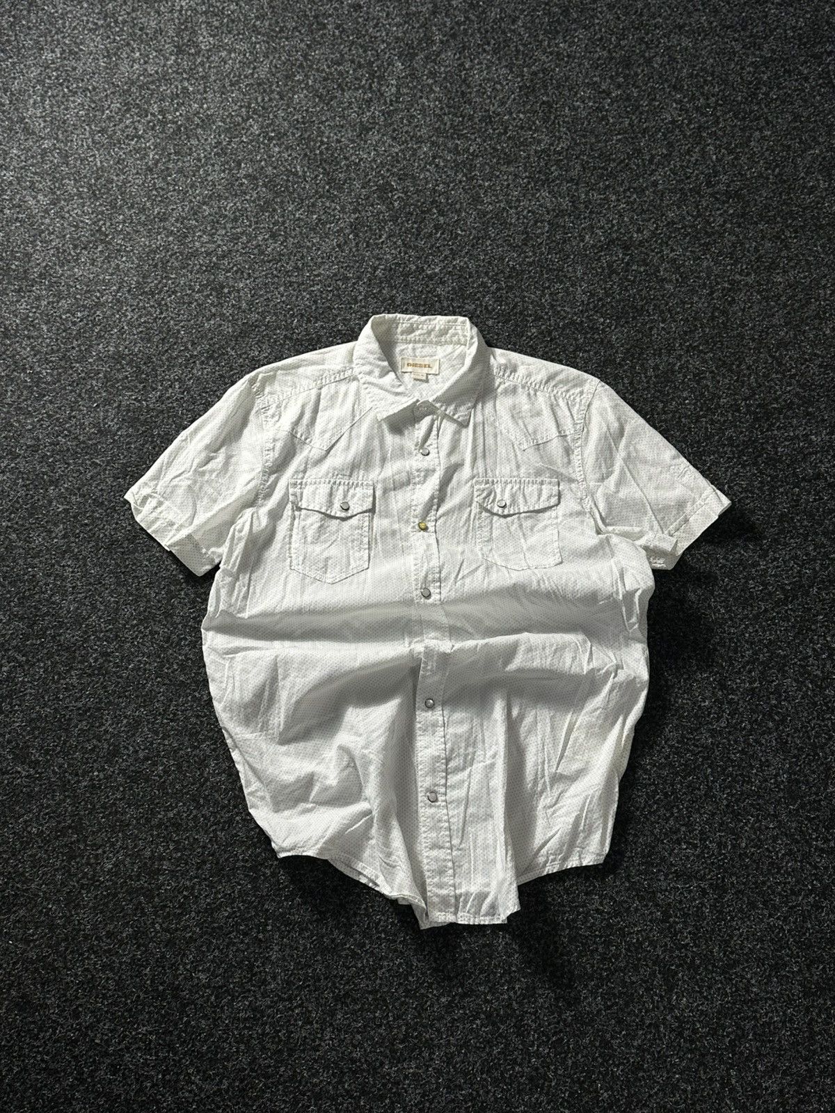 Diesel × If Six Was Nine × Vintage VNTG Diesel Avant-garde Shirt 90s very rare Streetwear Size US M / EU 48-50 / 2 - 1 Thumbnail