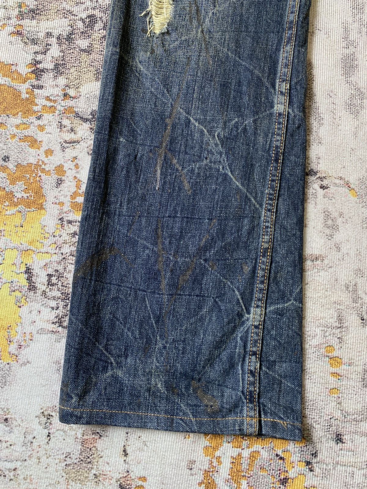 Japanese Brand Japanese Brand Distressed Flare Denim Size US 32 / EU 48 - 4 Thumbnail