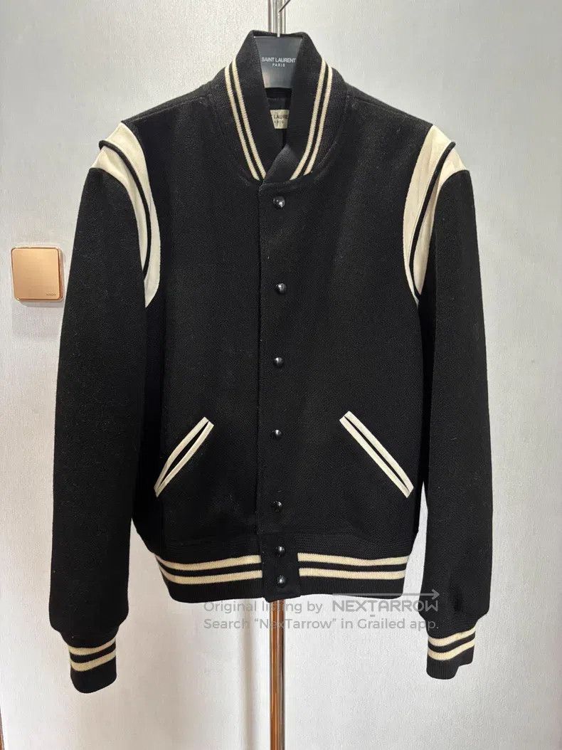 Saint Laurent Paris Saint Laurent Paris Original Baseball Jacket Size US M / EU 48-50 / 2 - 1 Thumbnail