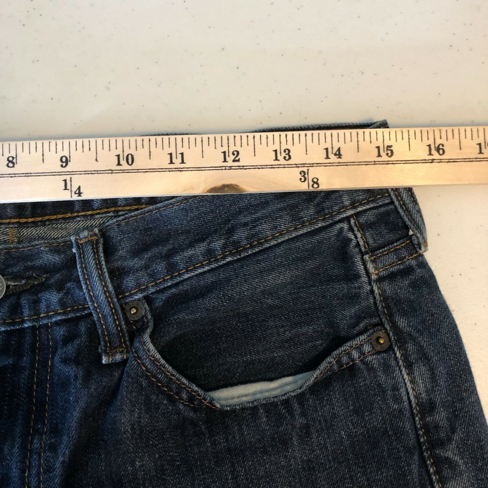 Levi's Levis Mens Jeans 514 Straight Fit Dark Wash 32x32 Size US 32 / EU 48 - 7 Thumbnail